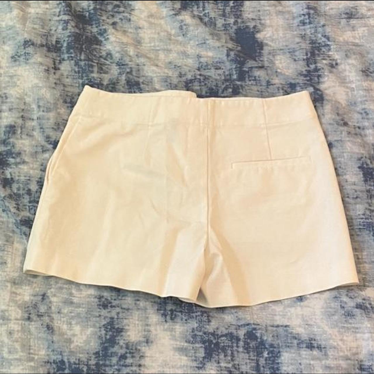 Theory Women's White Shorts | Depop