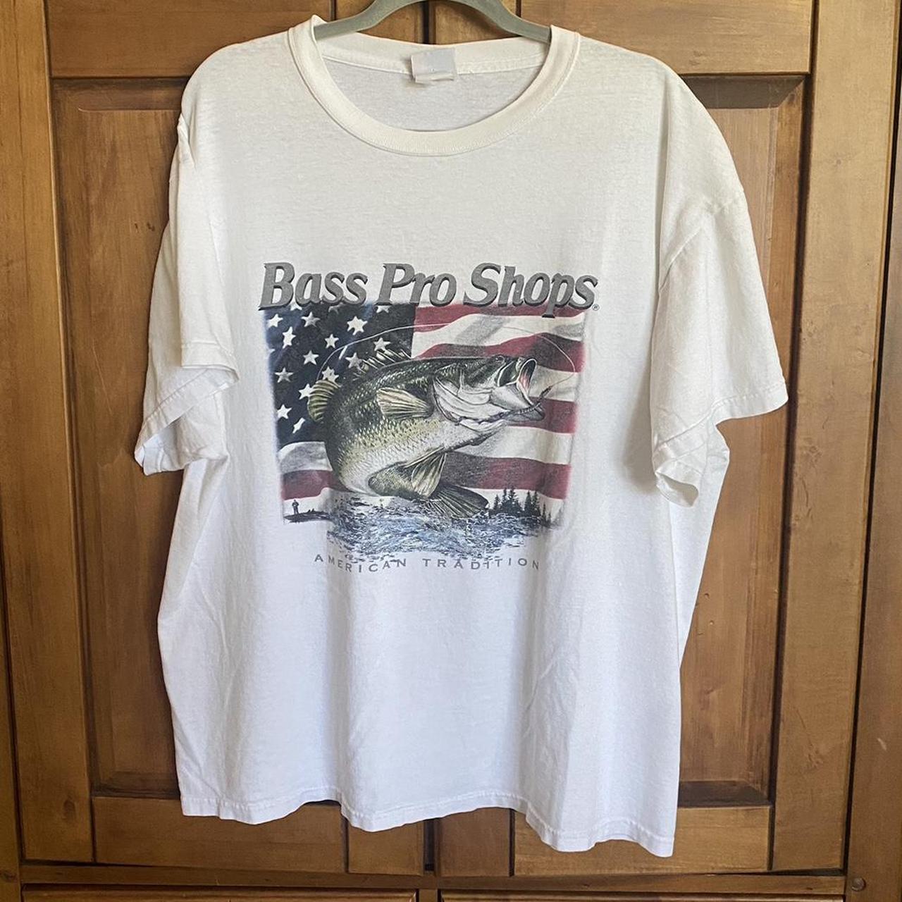 Vintage Bass Pro Shop t shirt 🎣 Tag is worn and... - Depop