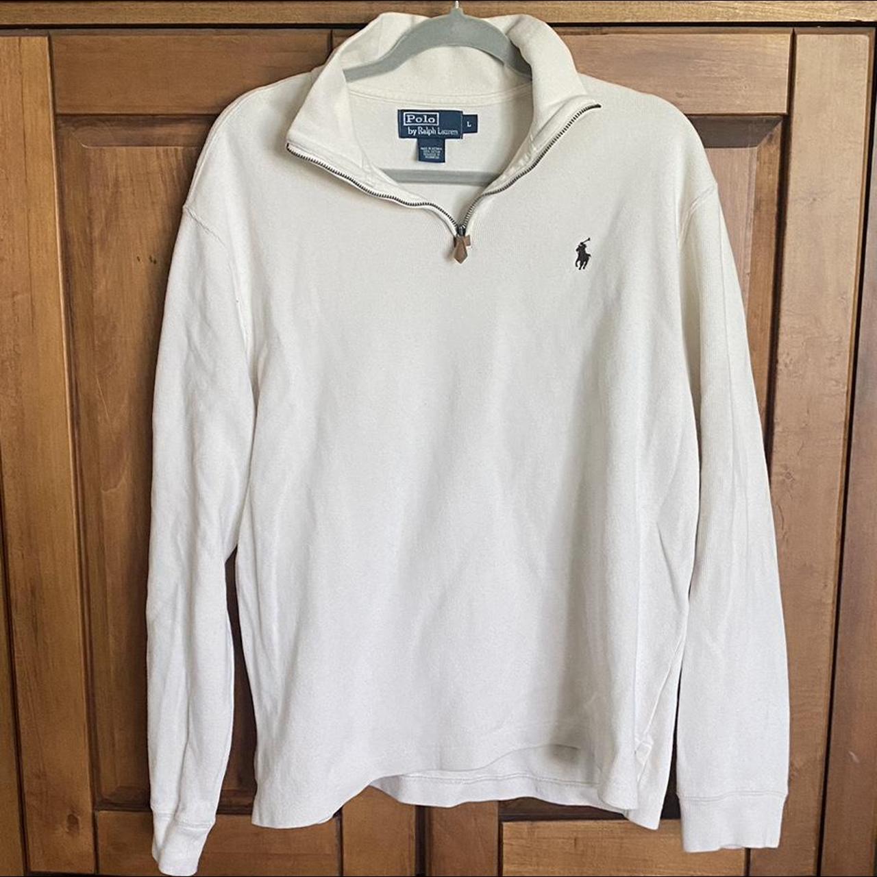 Vintage Polo Ralph Lauren quarter zip pullover... - Depop