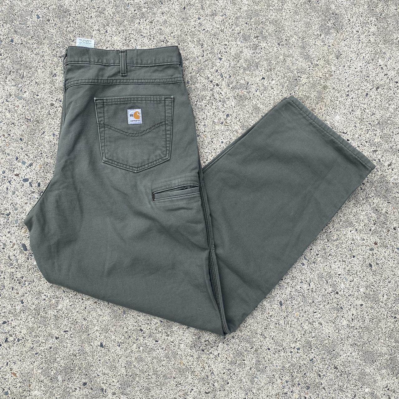 Carhartt Men's Green Trousers | Depop