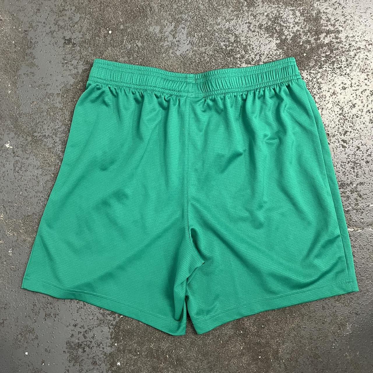 men’s Umbro pink soccer shorts only worn a few... - Depop