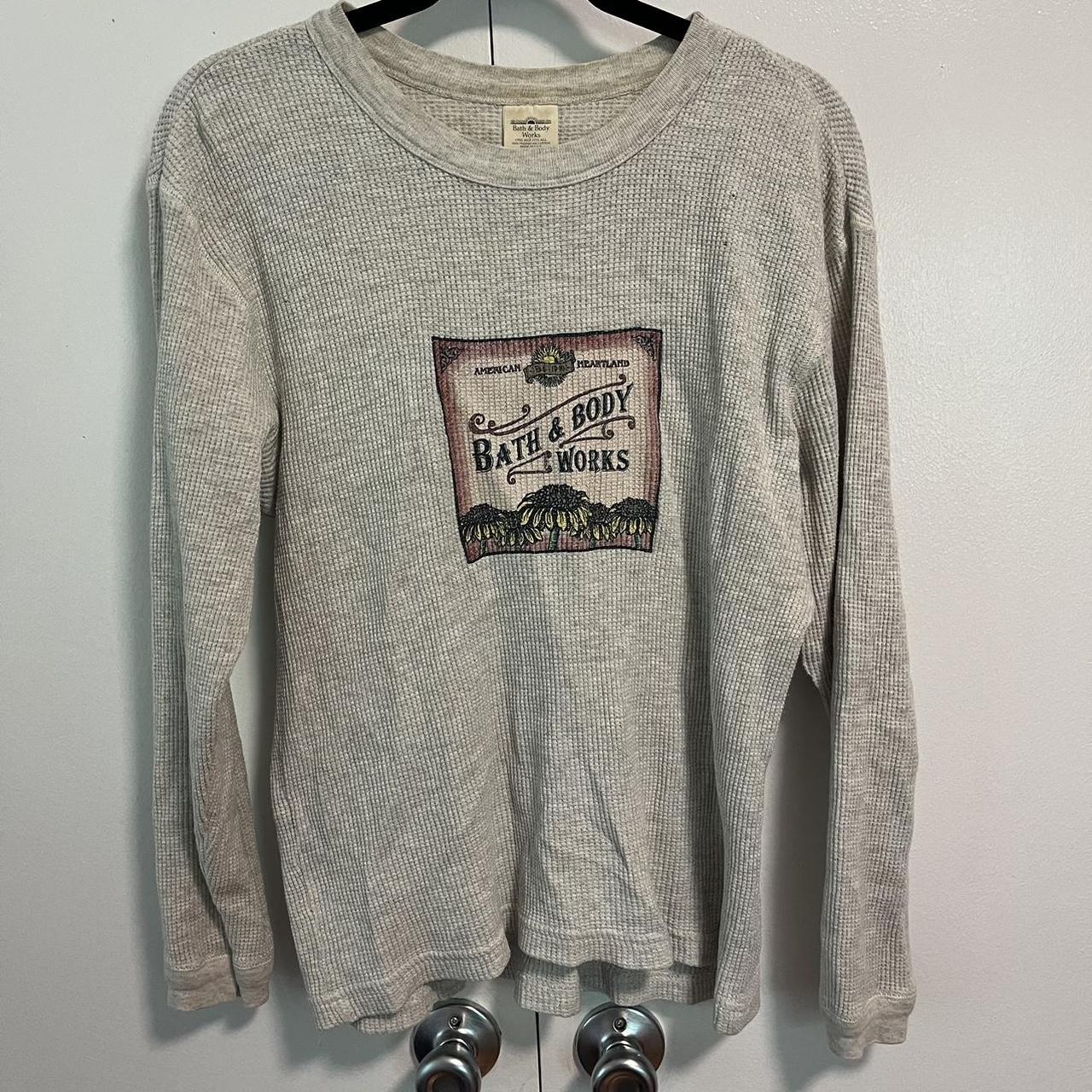 vintage bath and body works tan waffle textured long... - Depop