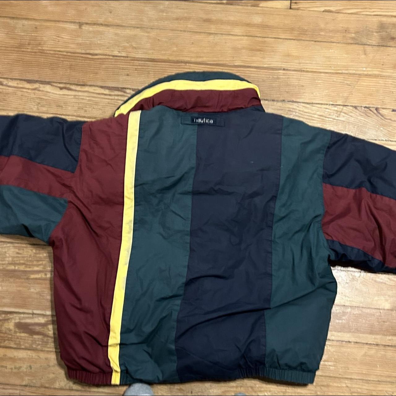 Nautica reversible down jacket, XL - Depop