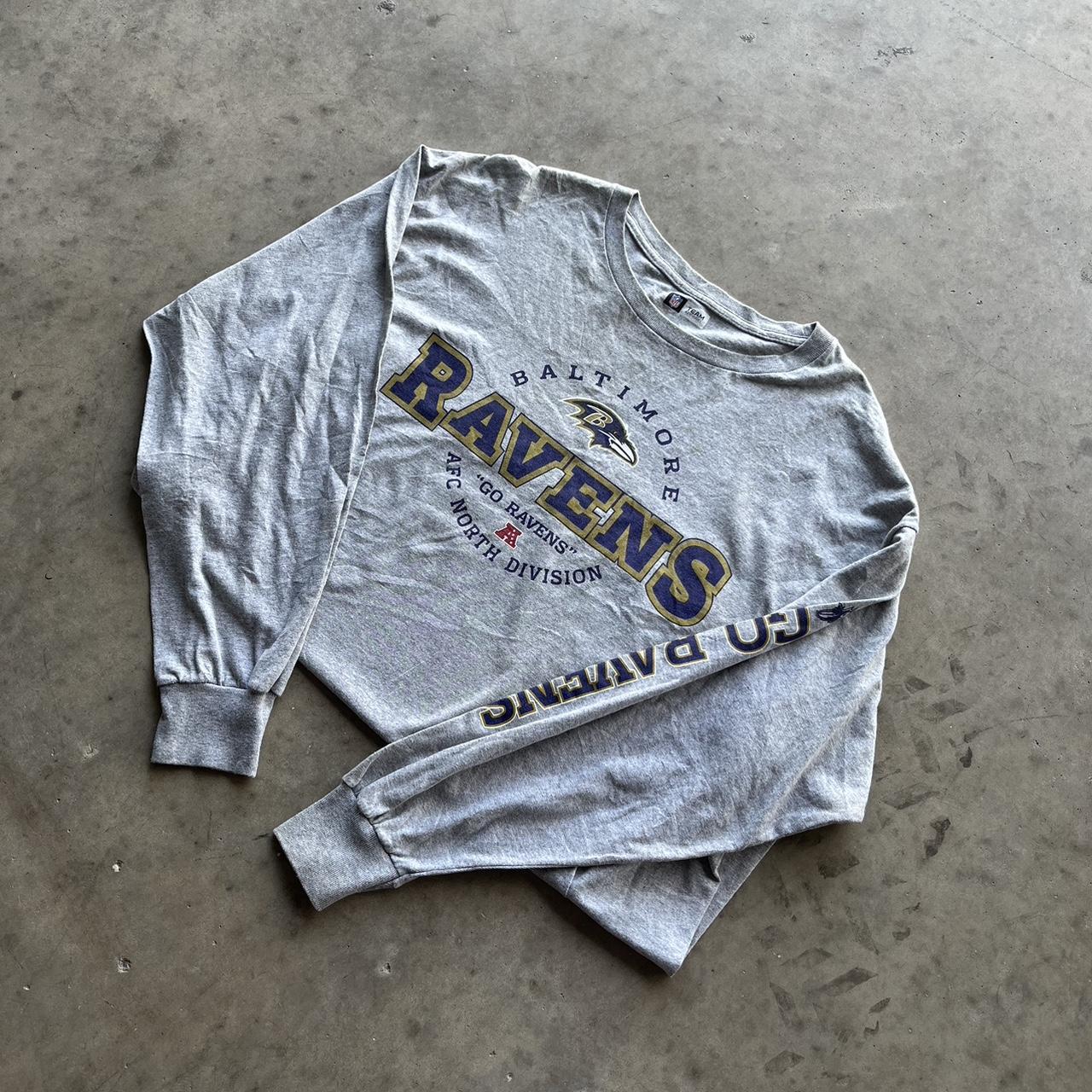 vintage mitchell & ness baltimore ravens long sleeve - Depop