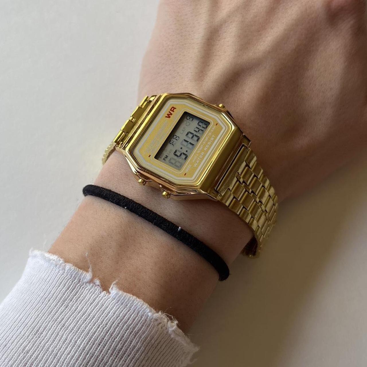 vintage 90s y2k 2000s retro style gold stainless | Depop
