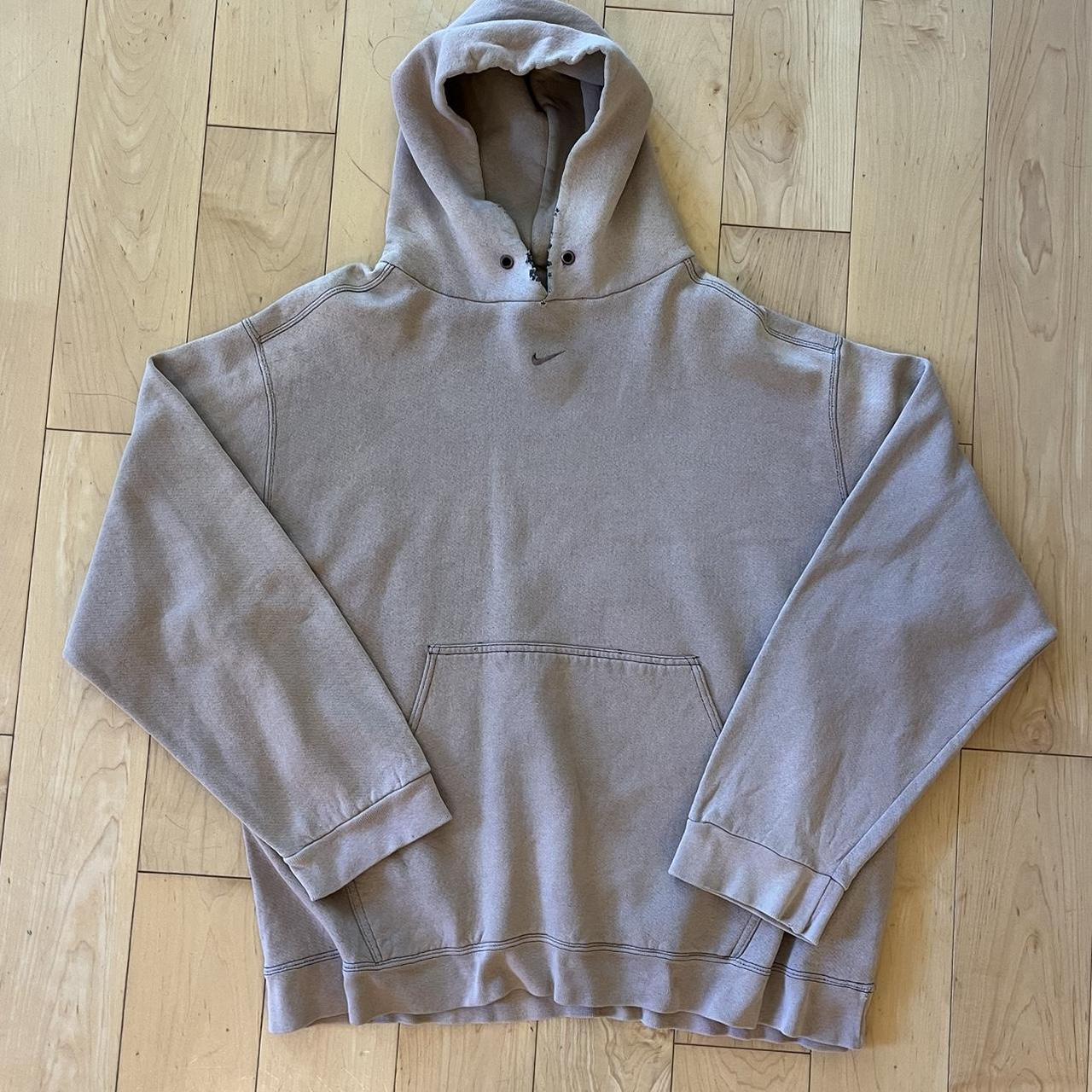 nike centre swoosh hoodie vintage