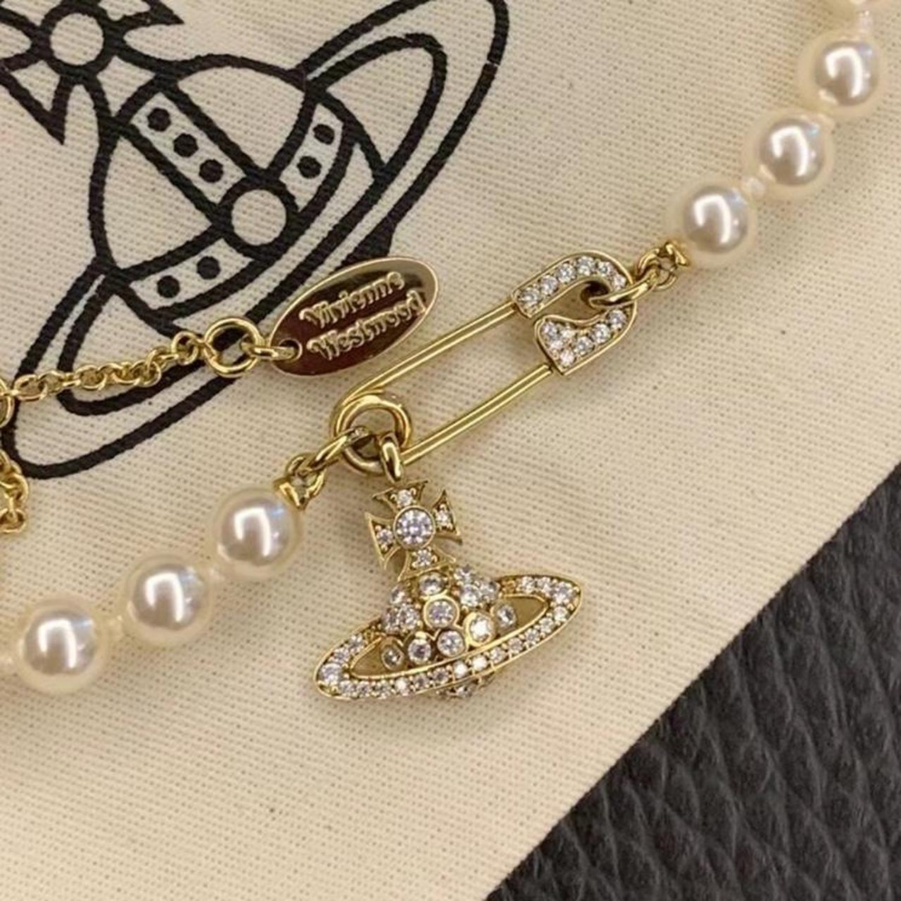 Another vivienne Westwood lucrece pearl necklace I... - Depop