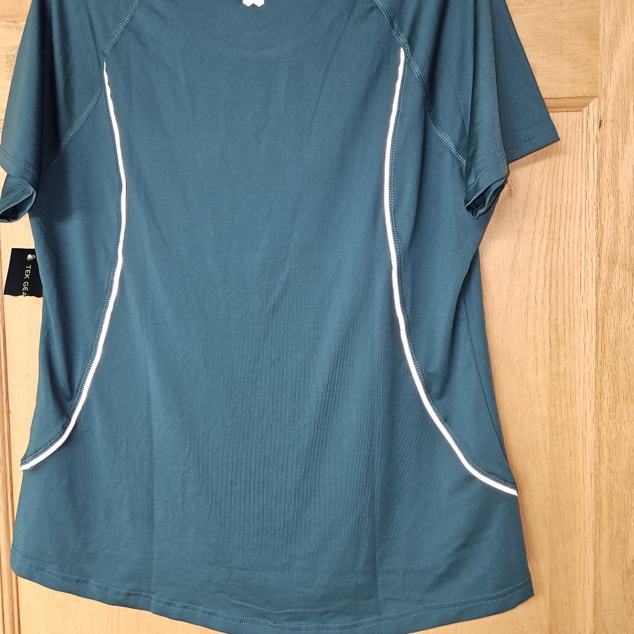 Tek Gear womens large running shirt. Reflective mark - Depop