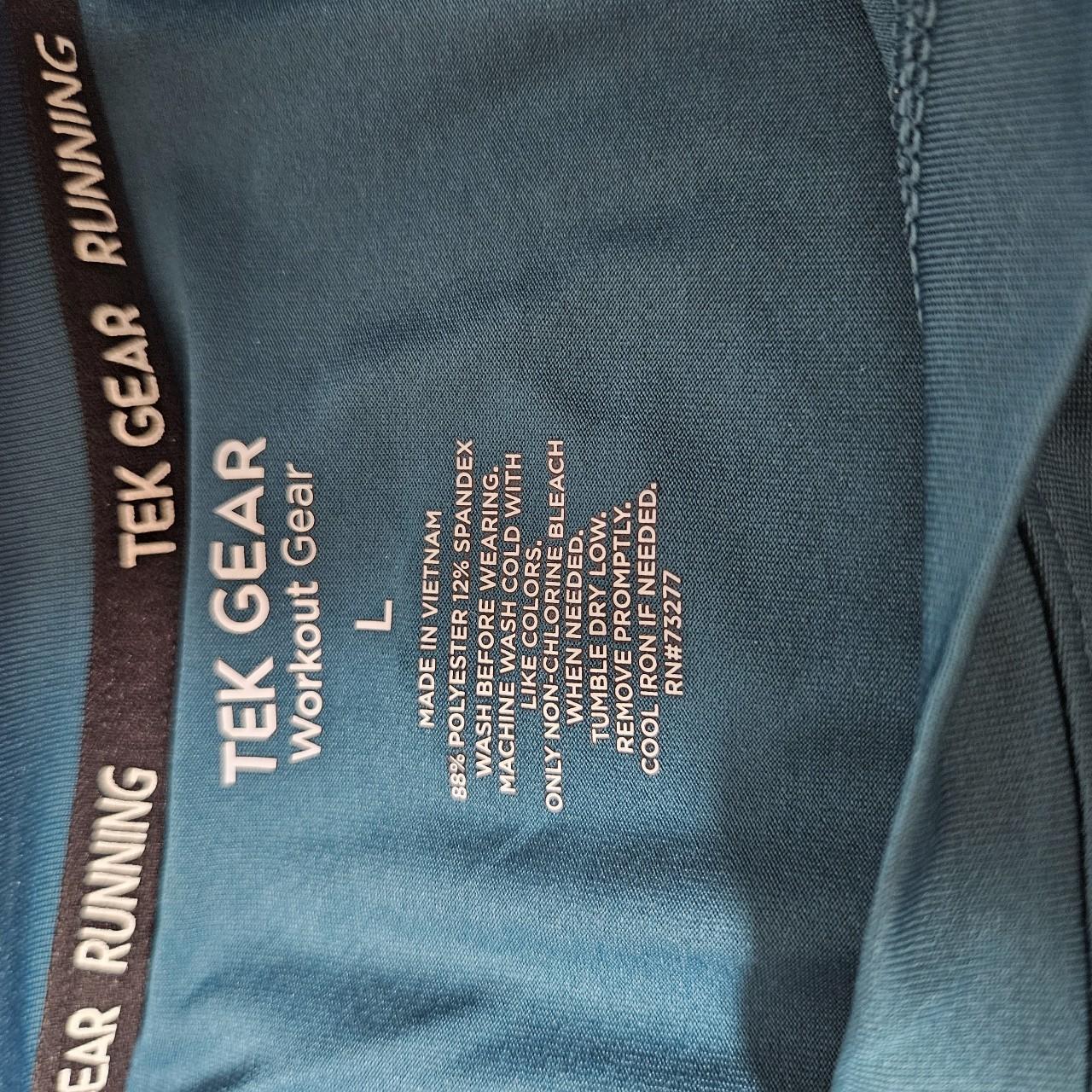 Tek Gear womens large running shirt. Reflective mark - Depop
