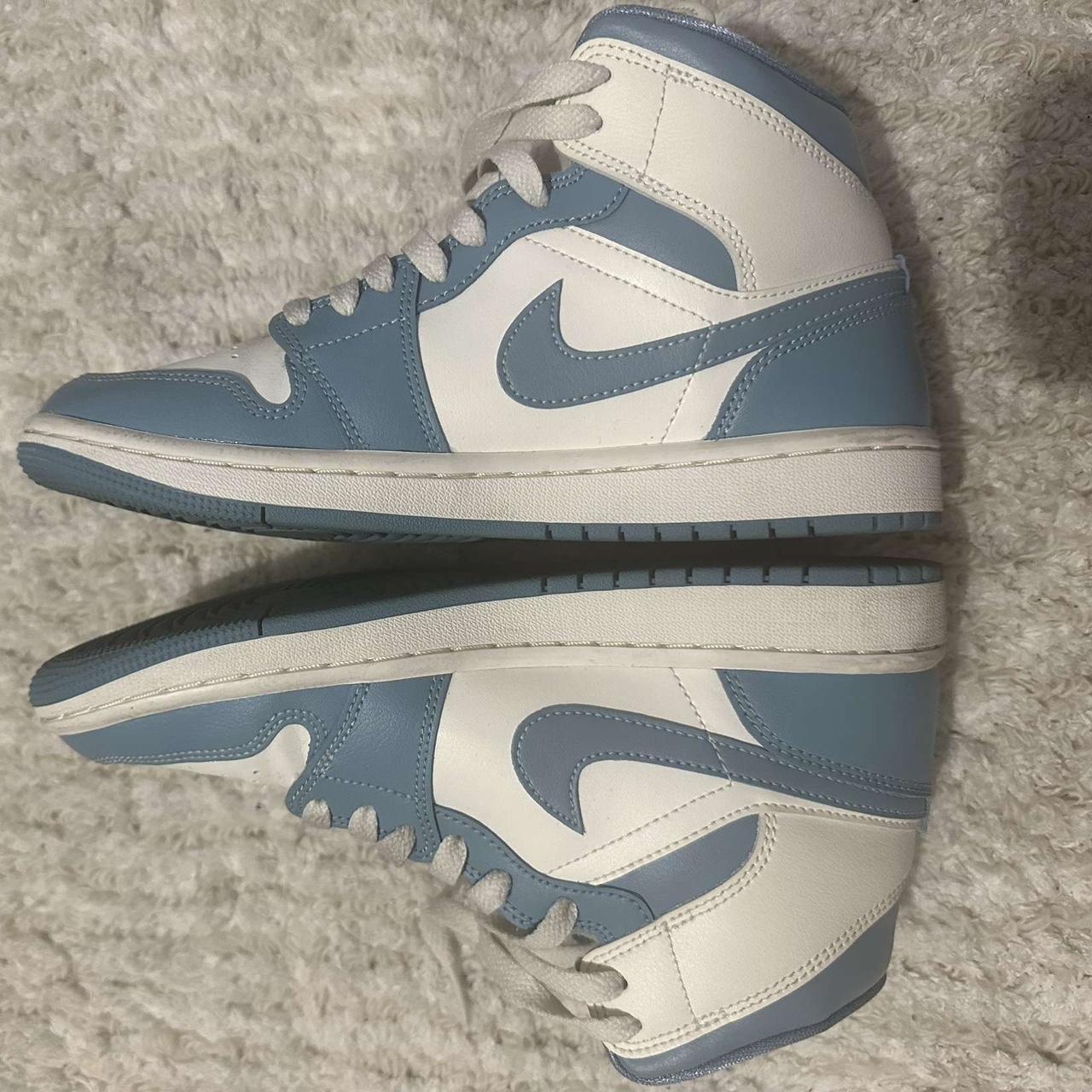 jordan shoes blue and white