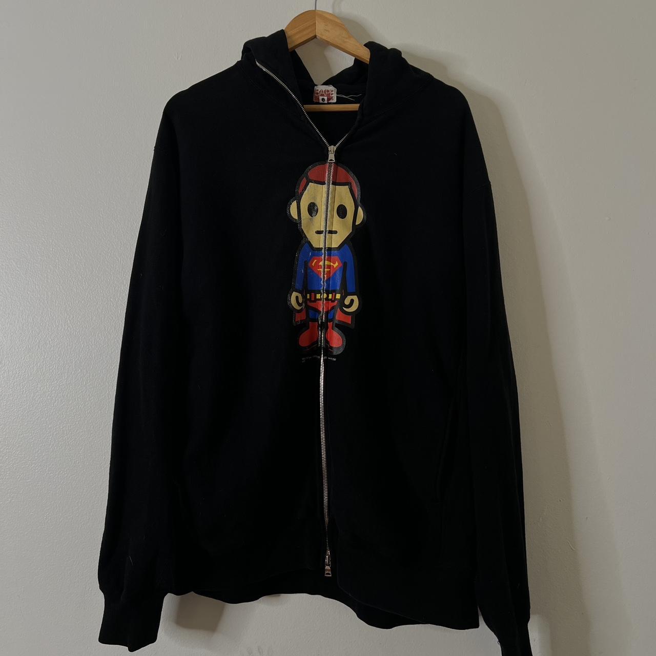 Bape best sale superman hoodie