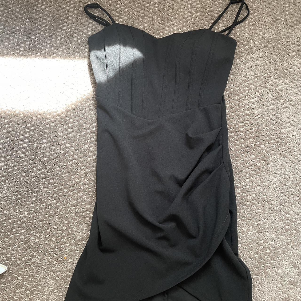 Bloomingdale's Women's Black Dress | Depop