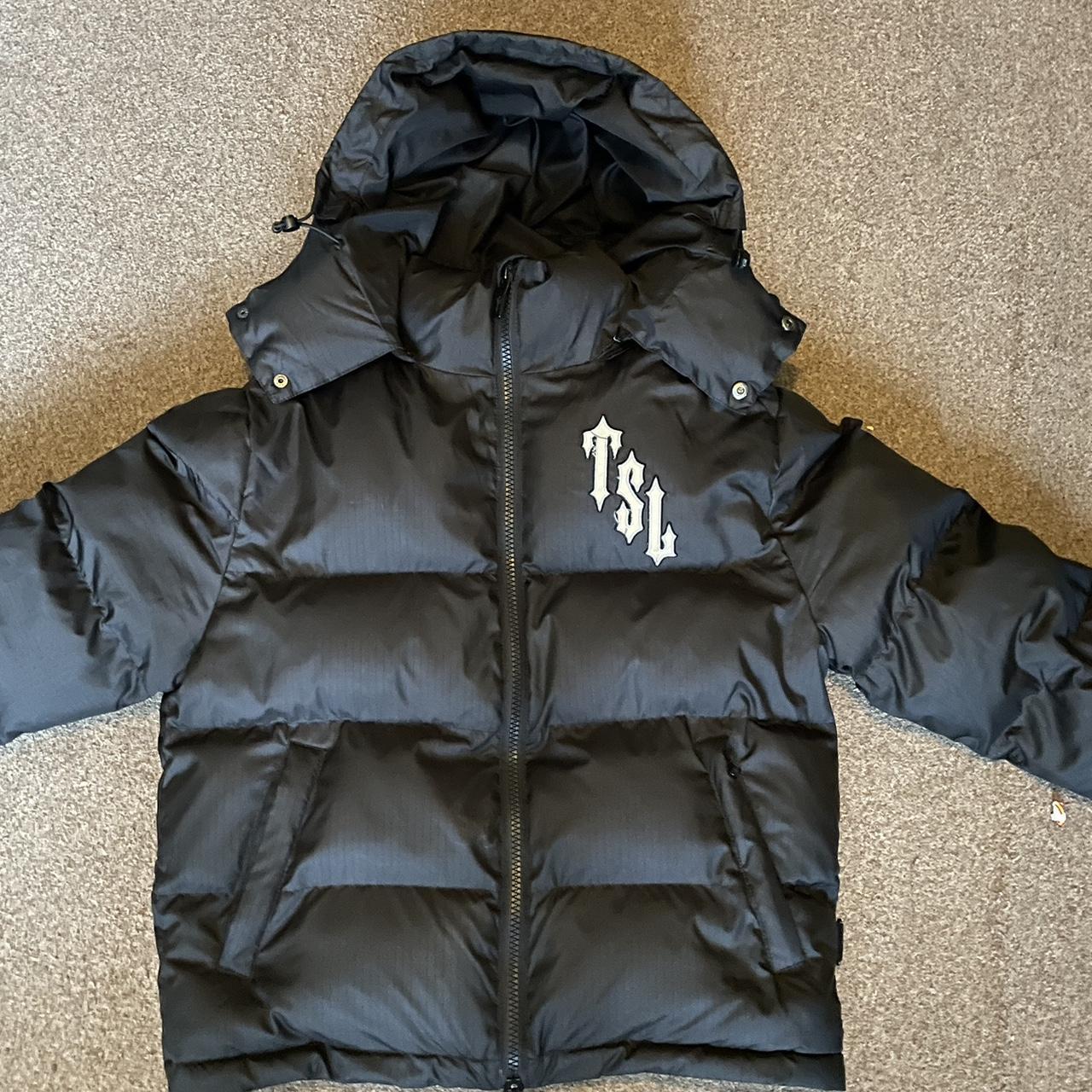 trapstar shooters puffer jacket reflective size... Depop