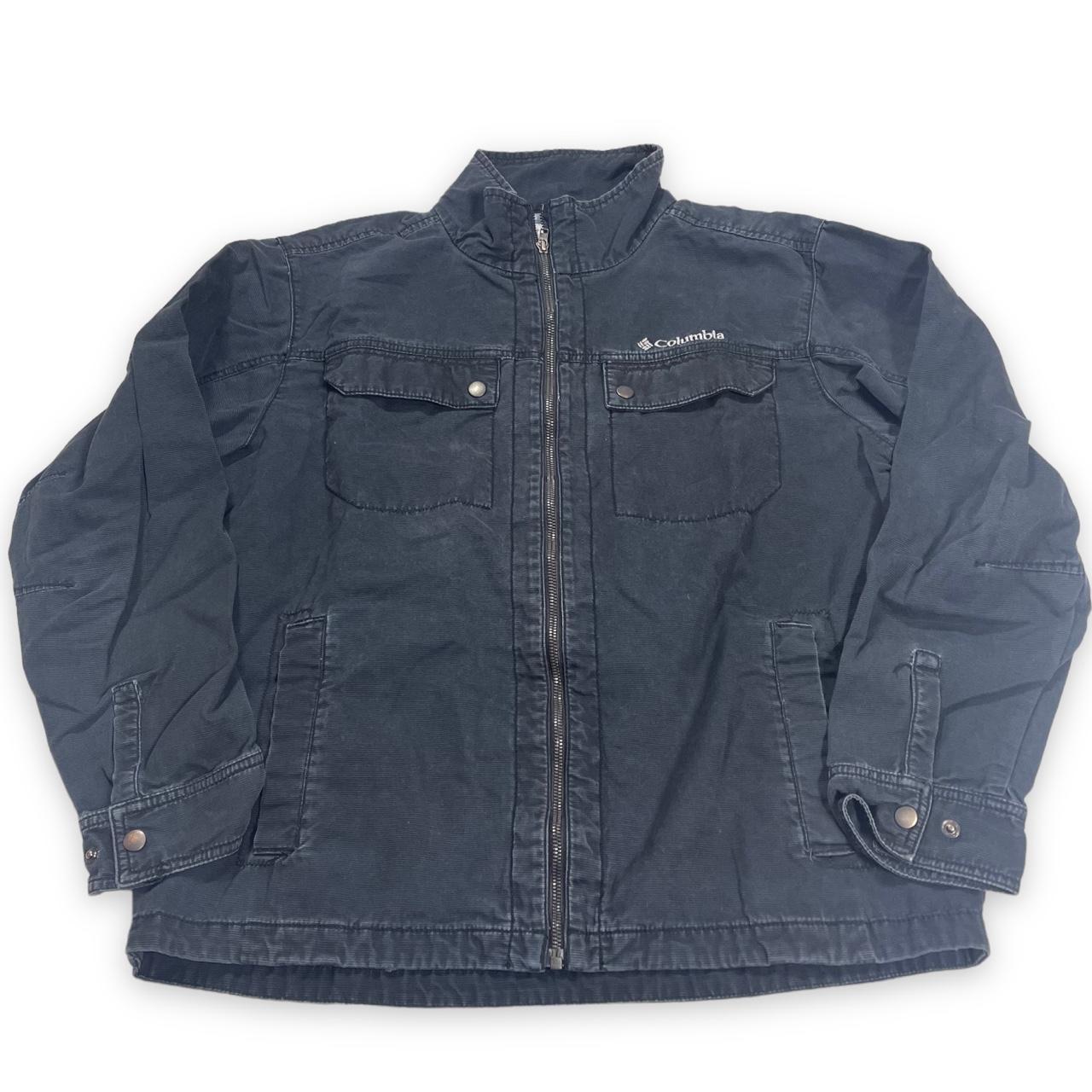 Grunge utility cargo jacket Brand Columbia Size... Depop