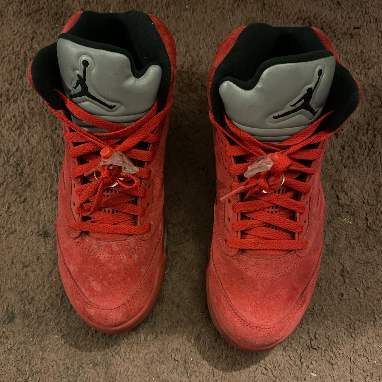 jordan retro 5 pink and red