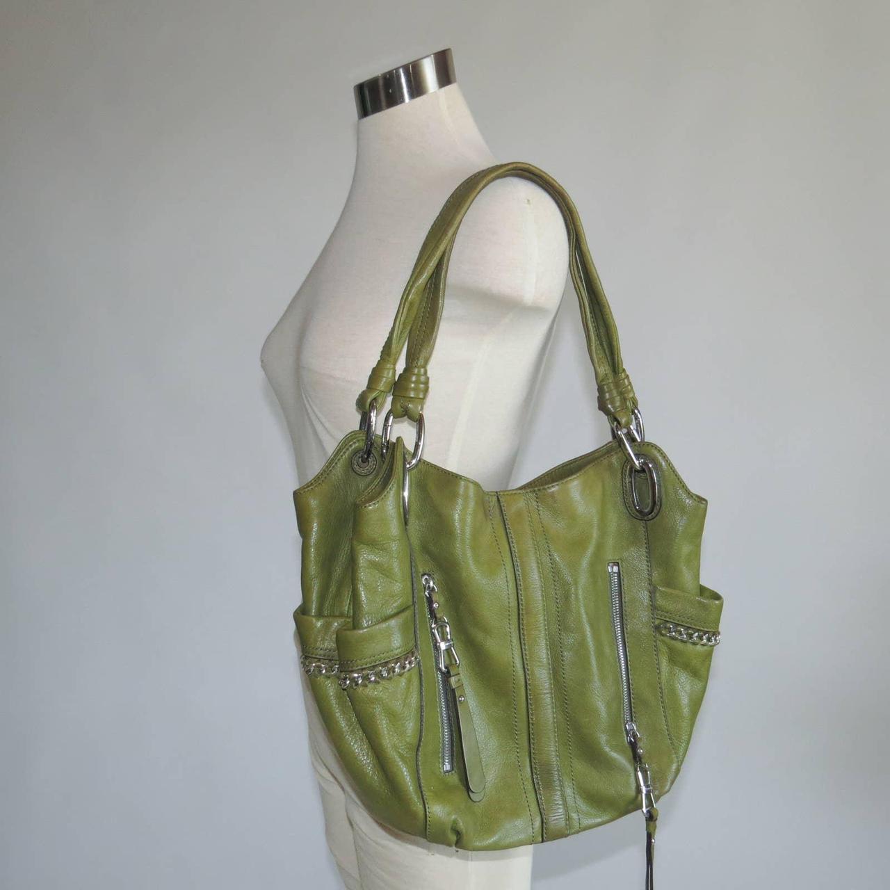 Green popular B Makowsky shoulder bag.