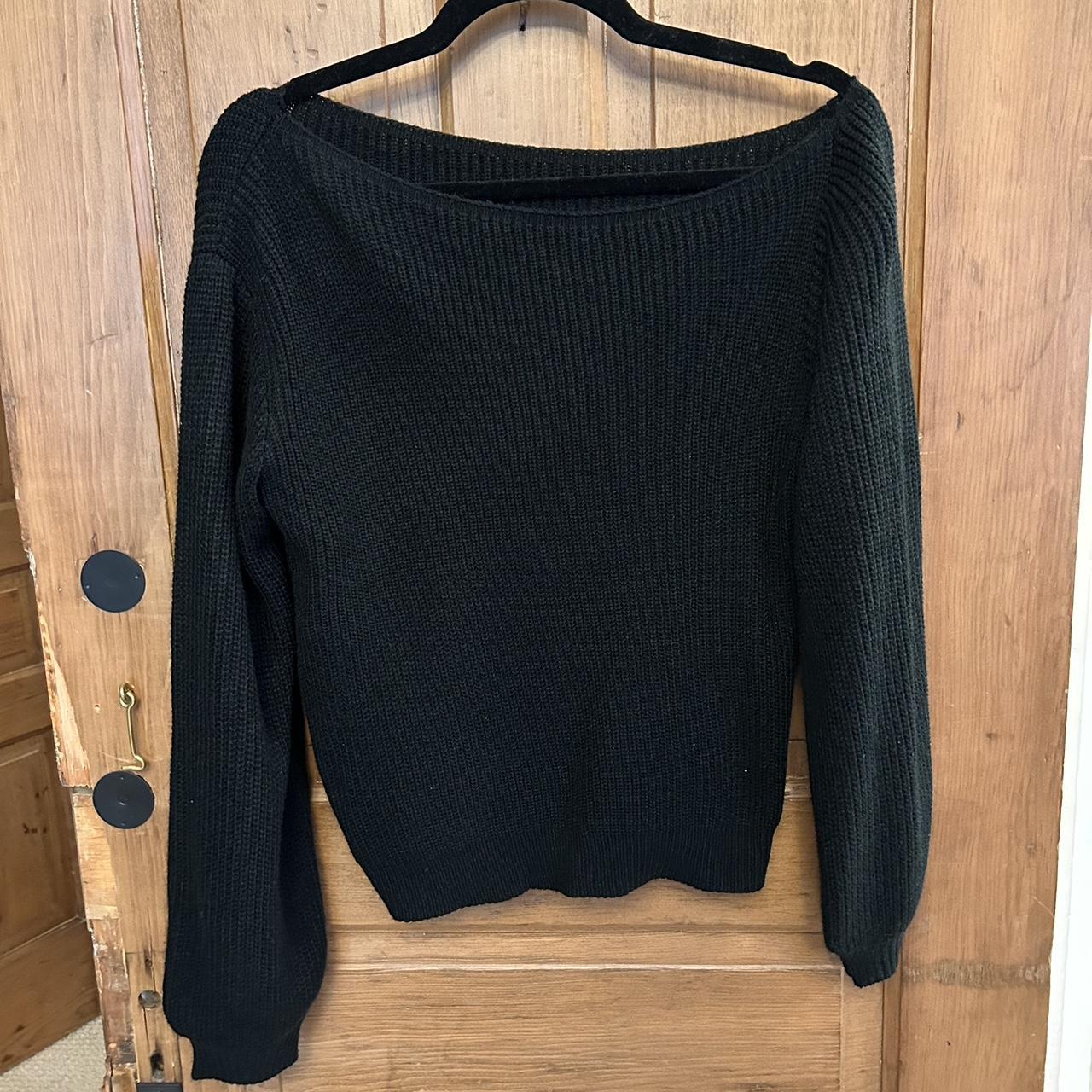 Off One Shoulder Sweater 🖤 Size Small Like... - Depop