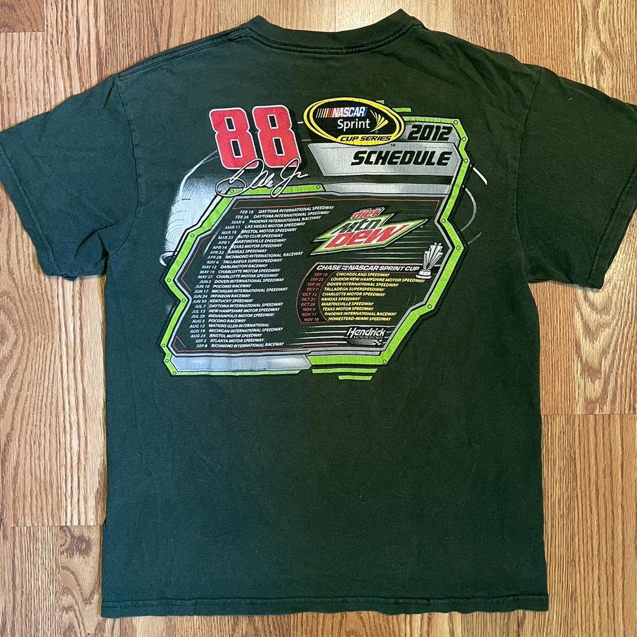 NASCAR Men's Green T-shirt | Depop