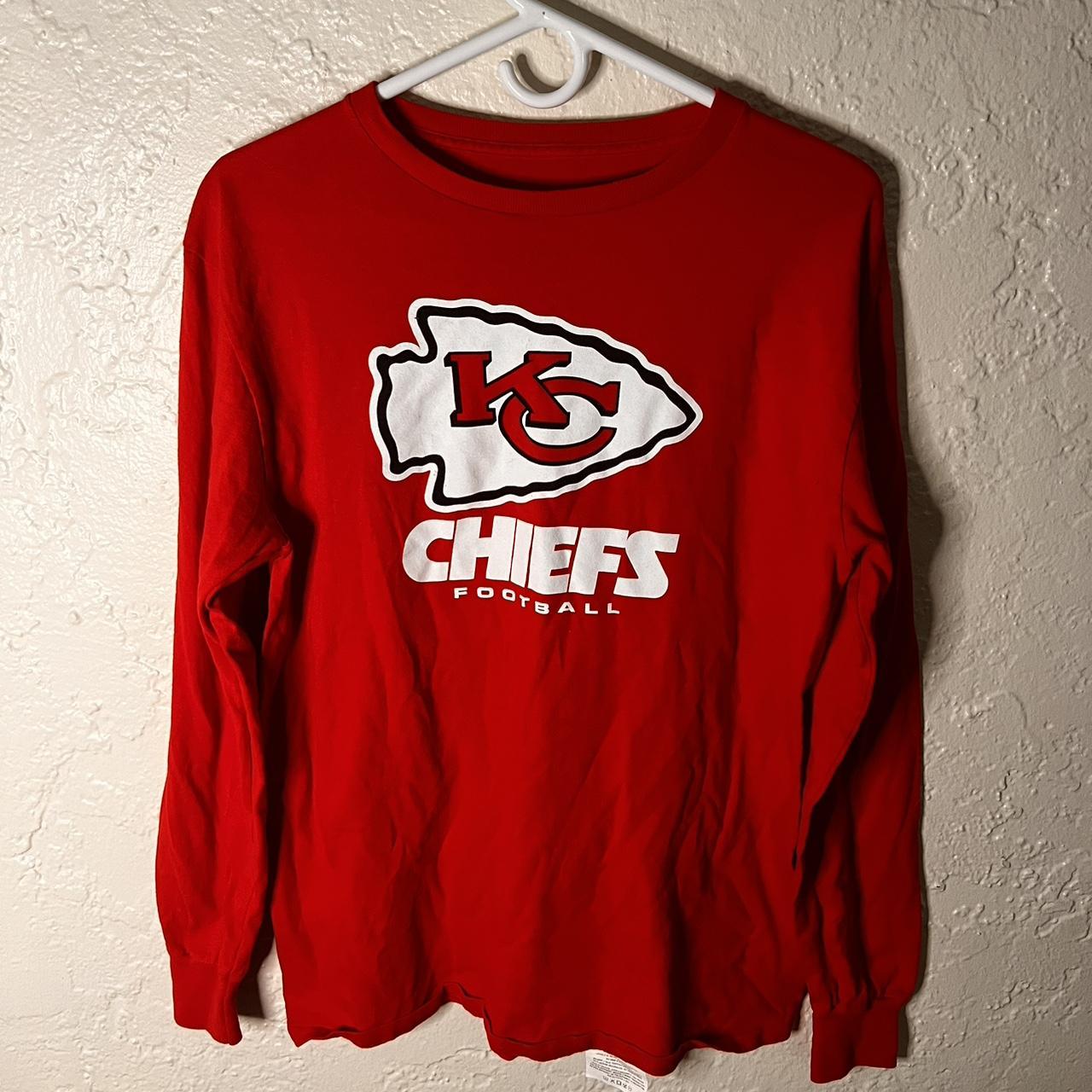 Big Red Kc Chiefs Football Shirt Longsleeve