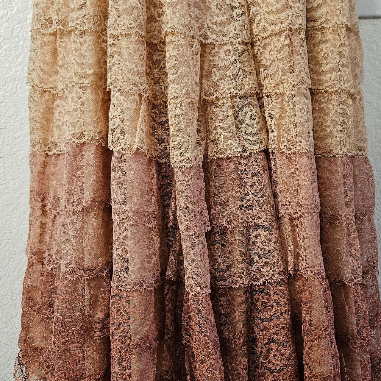 Source Unknown Women's A-line Dress - Tan/Orange … - image 8