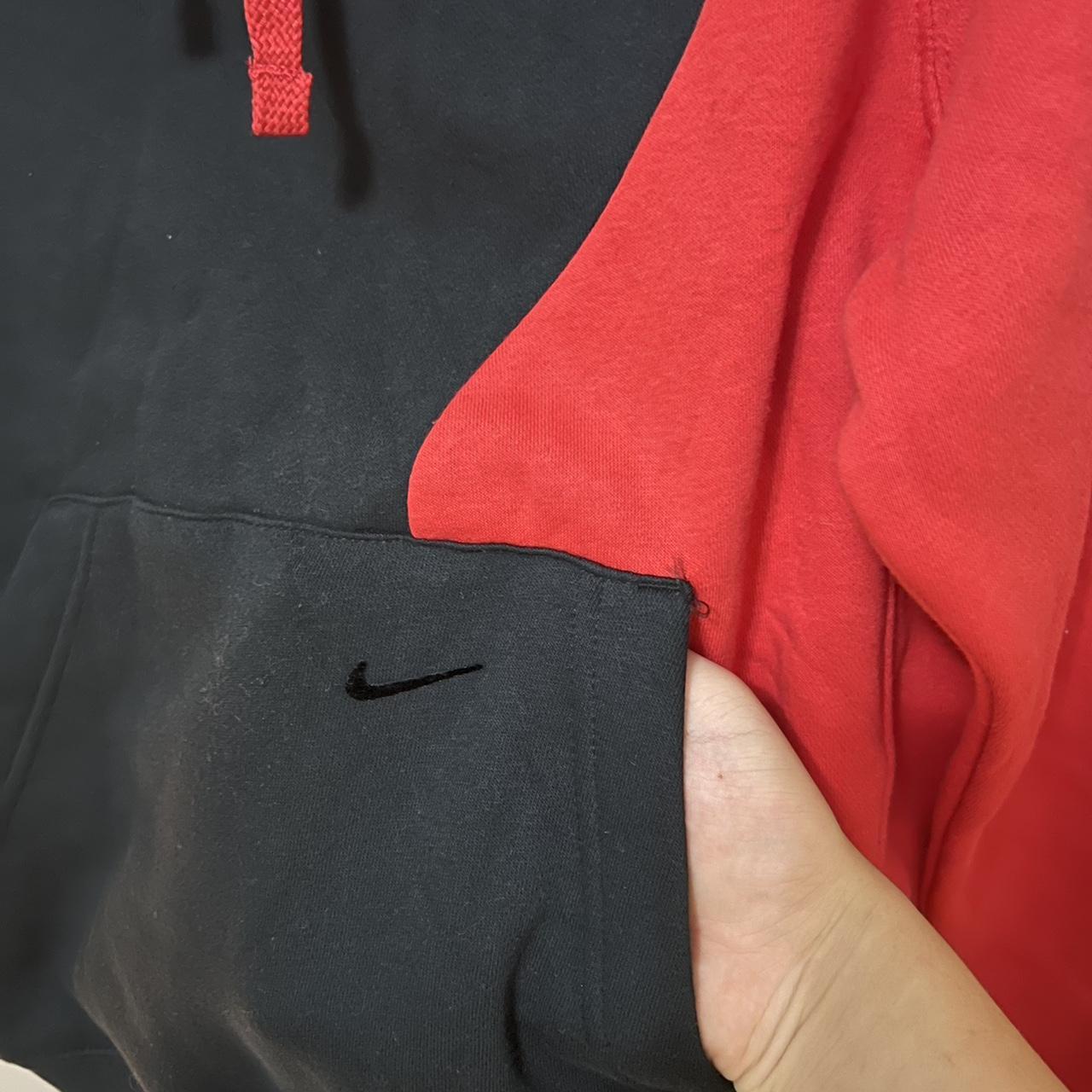 Nike Red And Black Hoodie All Items Are Used Depop Nike red and black hoodie all items are used depop