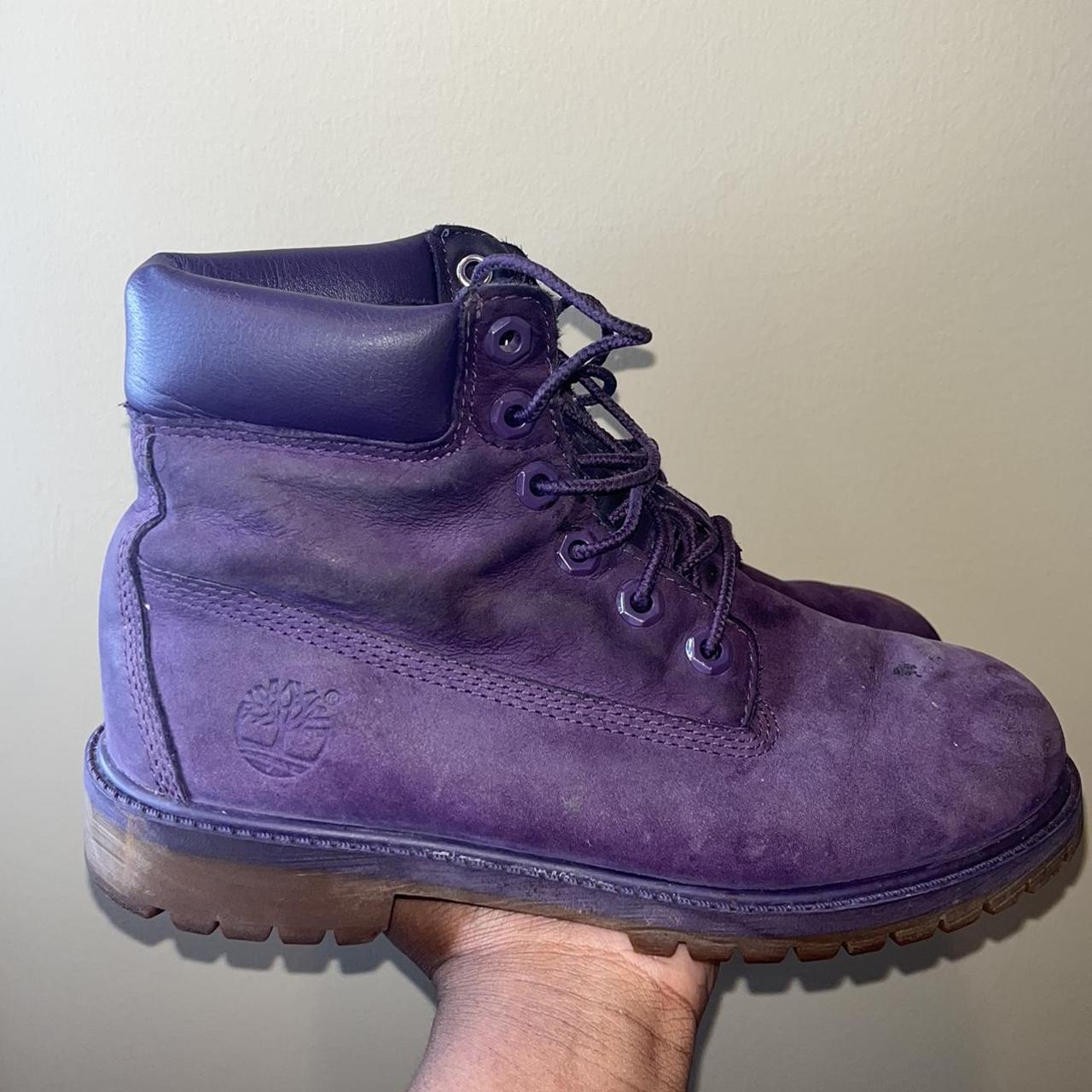 Ladies purple cheap timberland boots