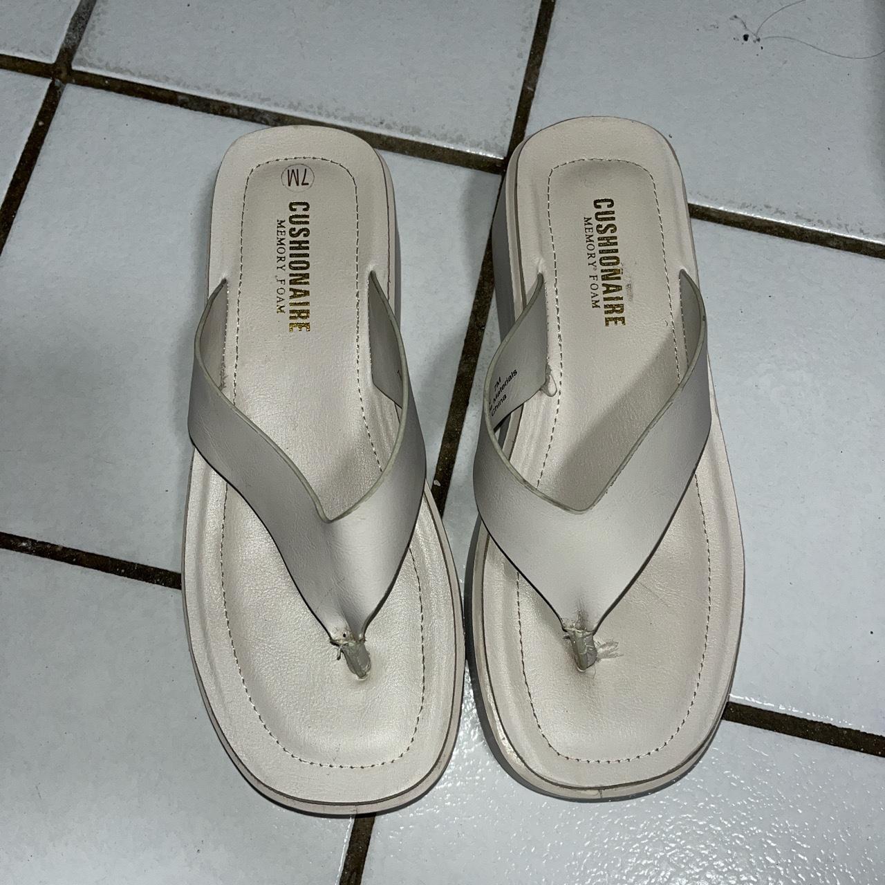 Cushionaire Sandals Used a couple of times but... Depop