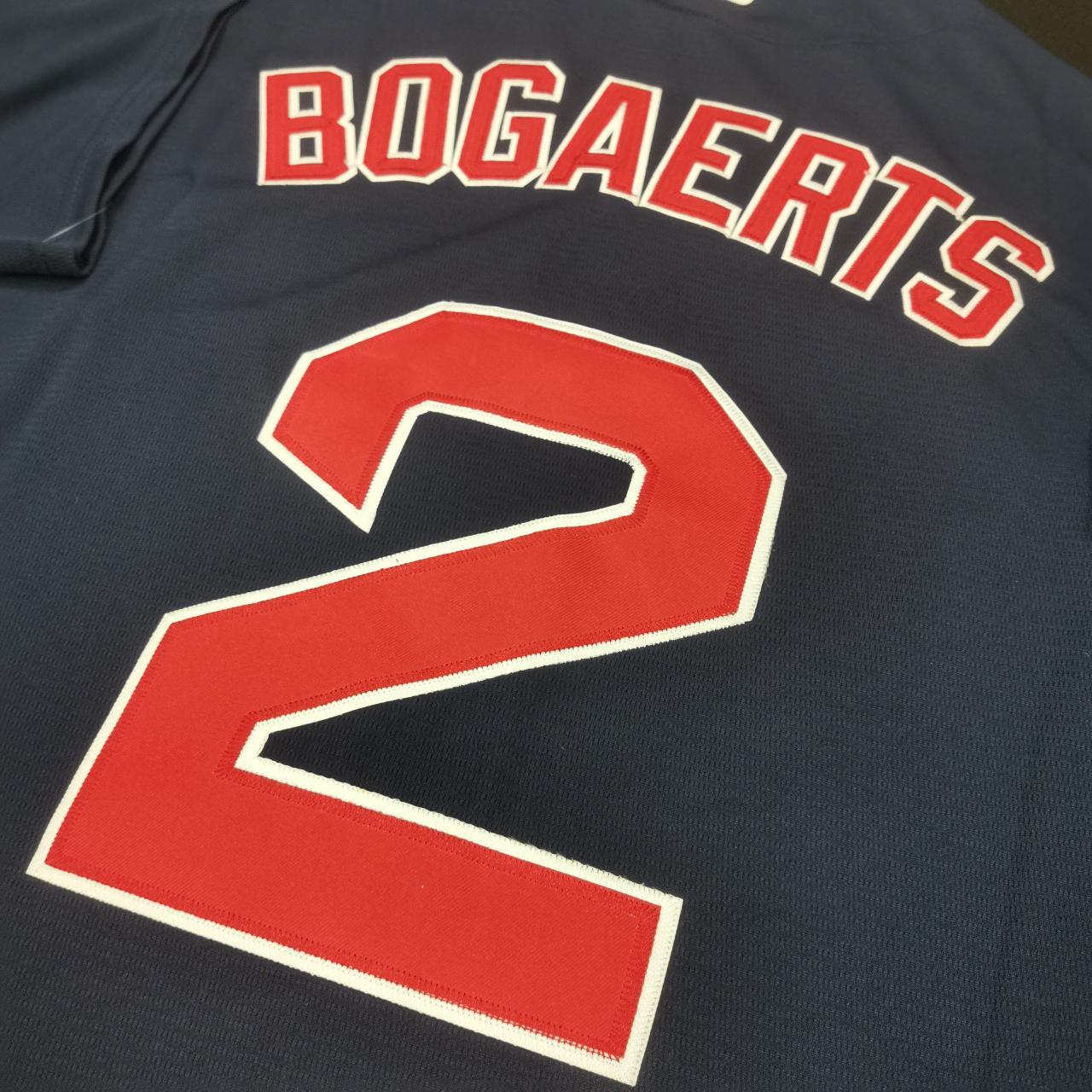 Nike / Men's Boston Red Sox Xander Bogaerts #2 Gray T-Shirt