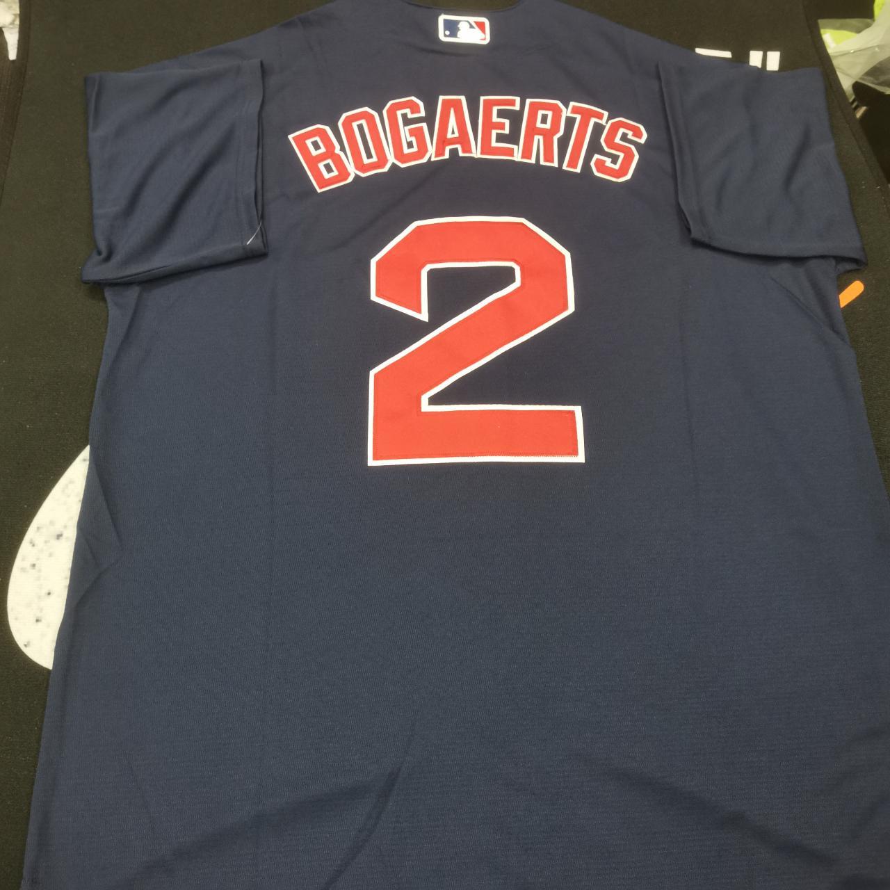 Nike / Men's Boston Red Sox Xander Bogaerts #2 Gray T-Shirt