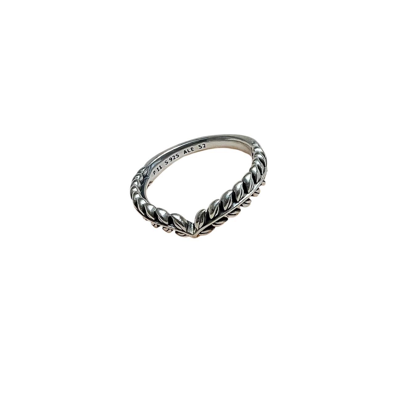 Stackable Rings Classic Wishbone Ring Pandora Pandora Wheat Grains
