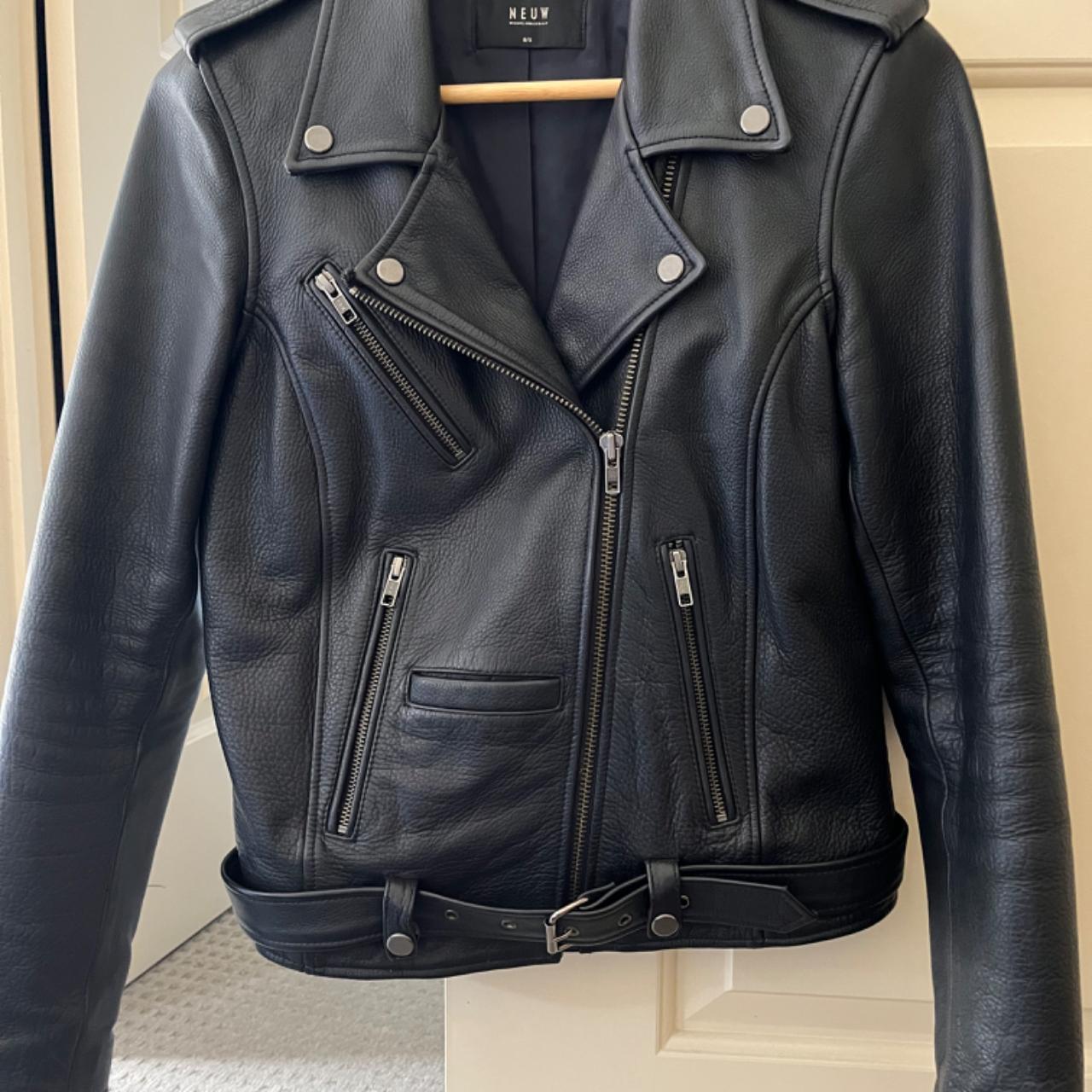 Neuw Berlin Leather Jacket, genuine leather biker... - Depop