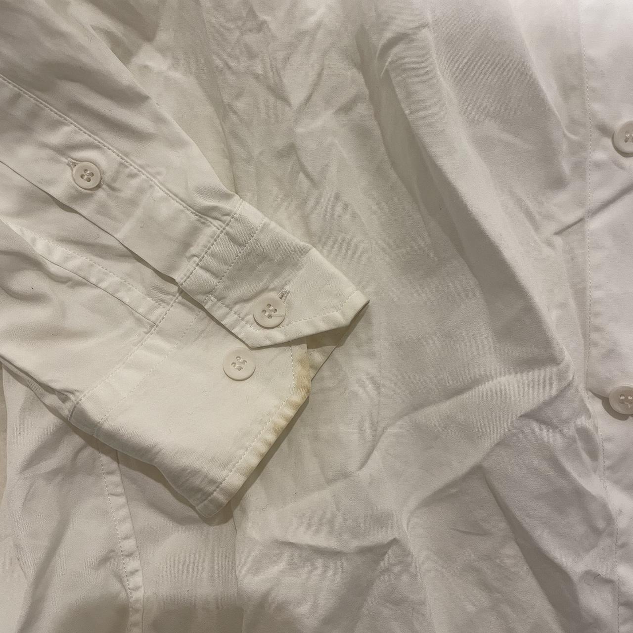 OAMC white button up with feather detail. Overall... - Depop