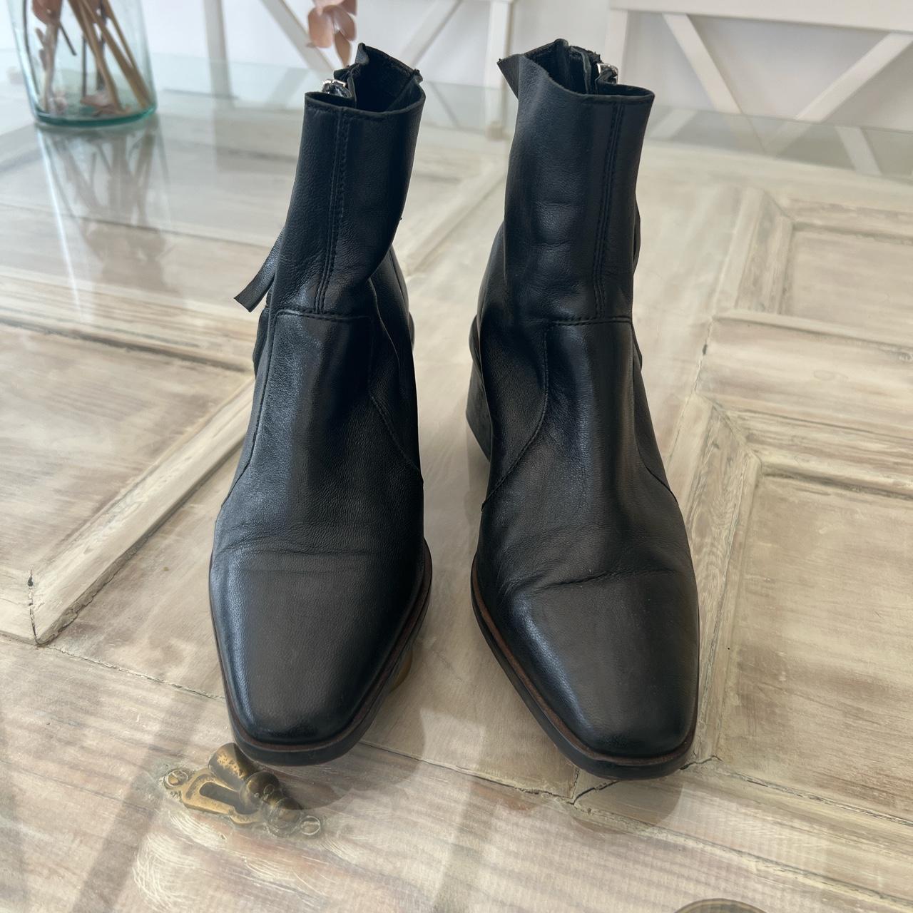 topshop green boots