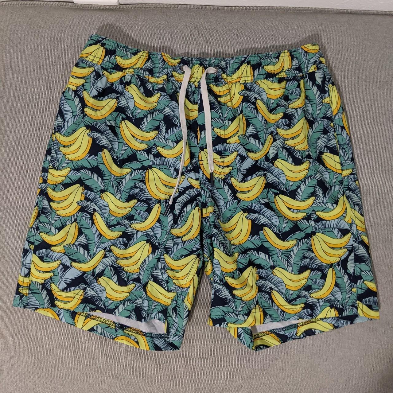 Banana swim trunks size M - Depop