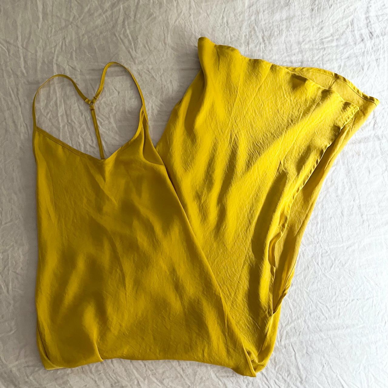 Women's Yellow Dress Depop