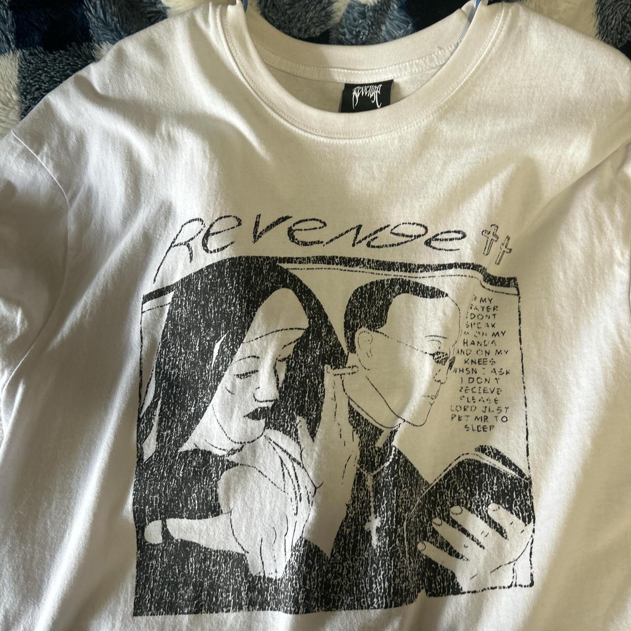 Revenge T shirt. Pretty cool poem on the front. Fits... - Depop