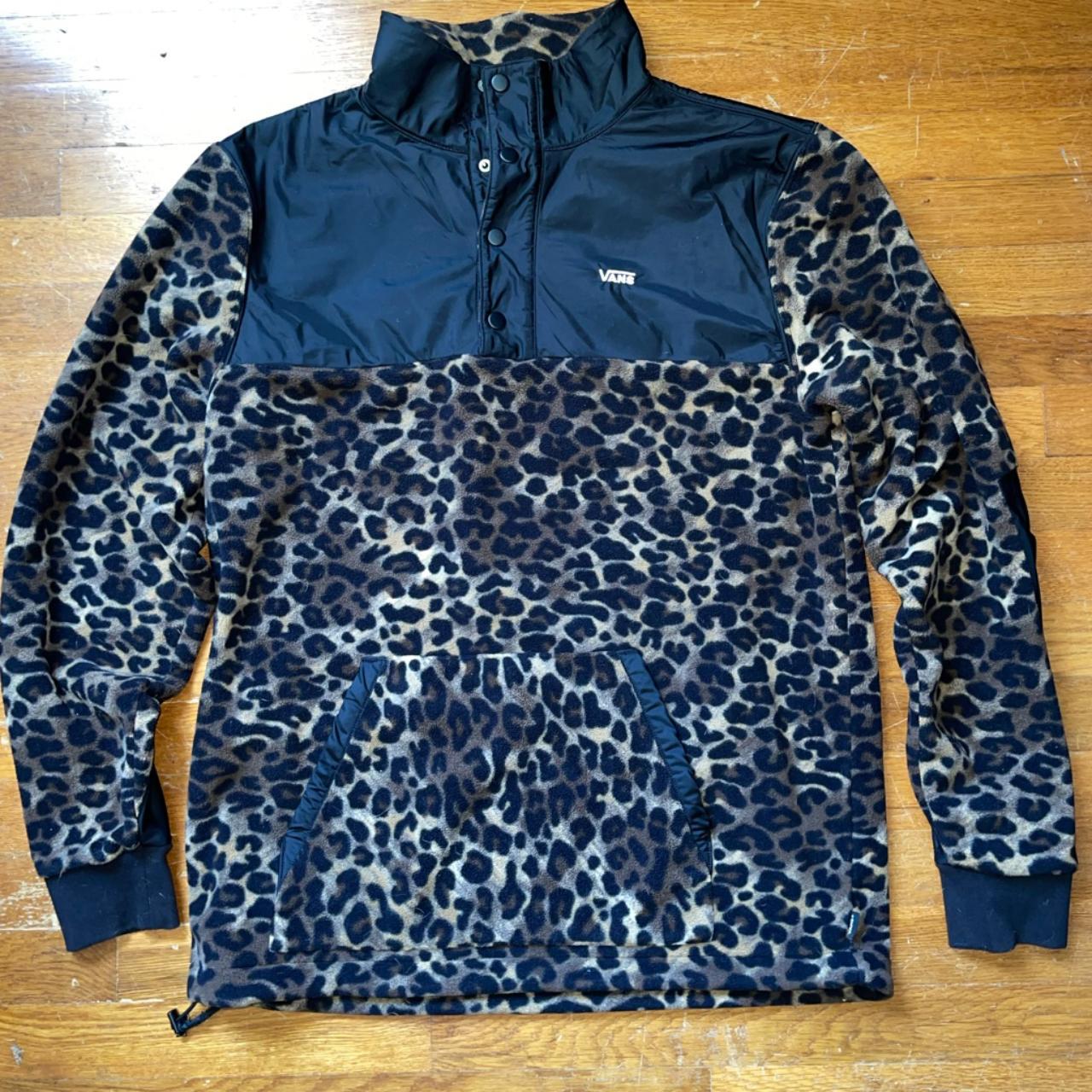 Leopard 2024 fleece pullover