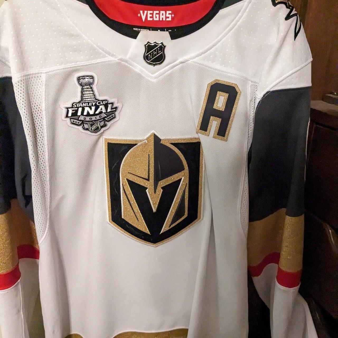 Adidas Men's White and Gold Top