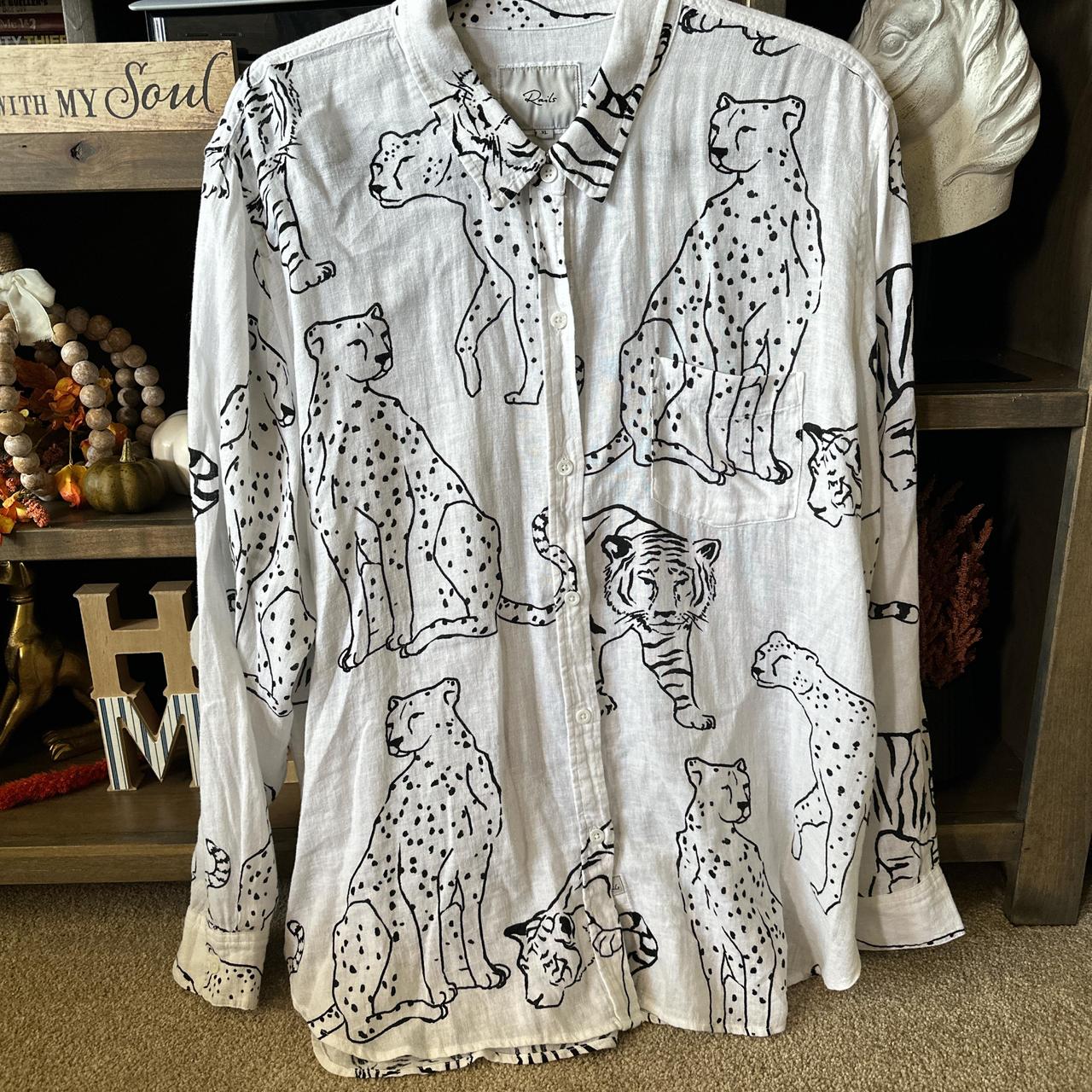 Rails Women's Blouse - White/Cream - XL – Rails W… - image 1