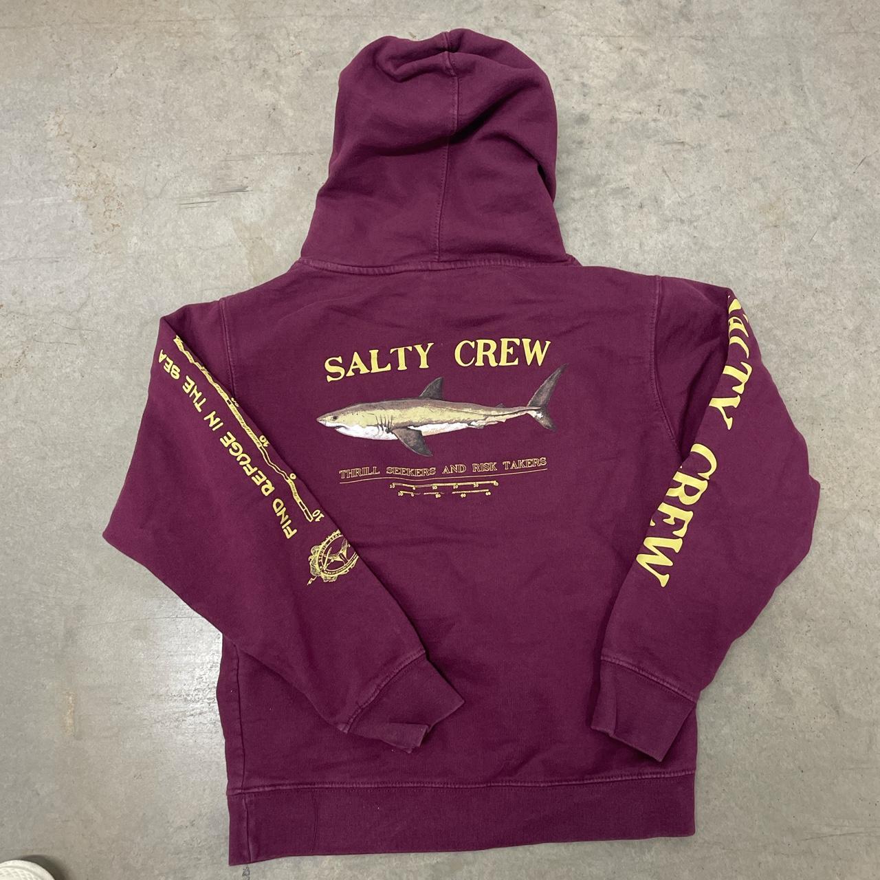 Salty crew hoodie for kids - Depop
