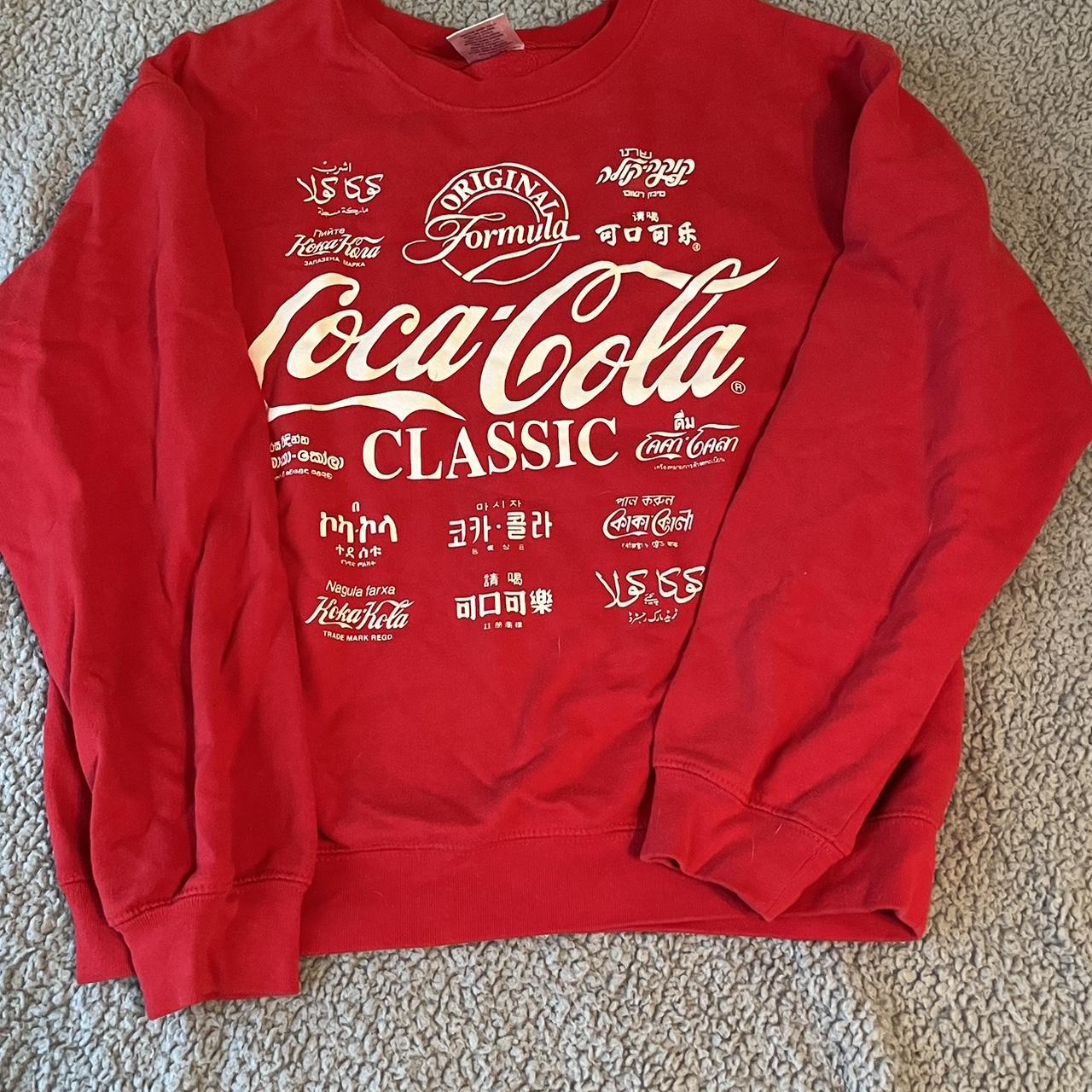Coca-Cola Women's Red Sweatshirt