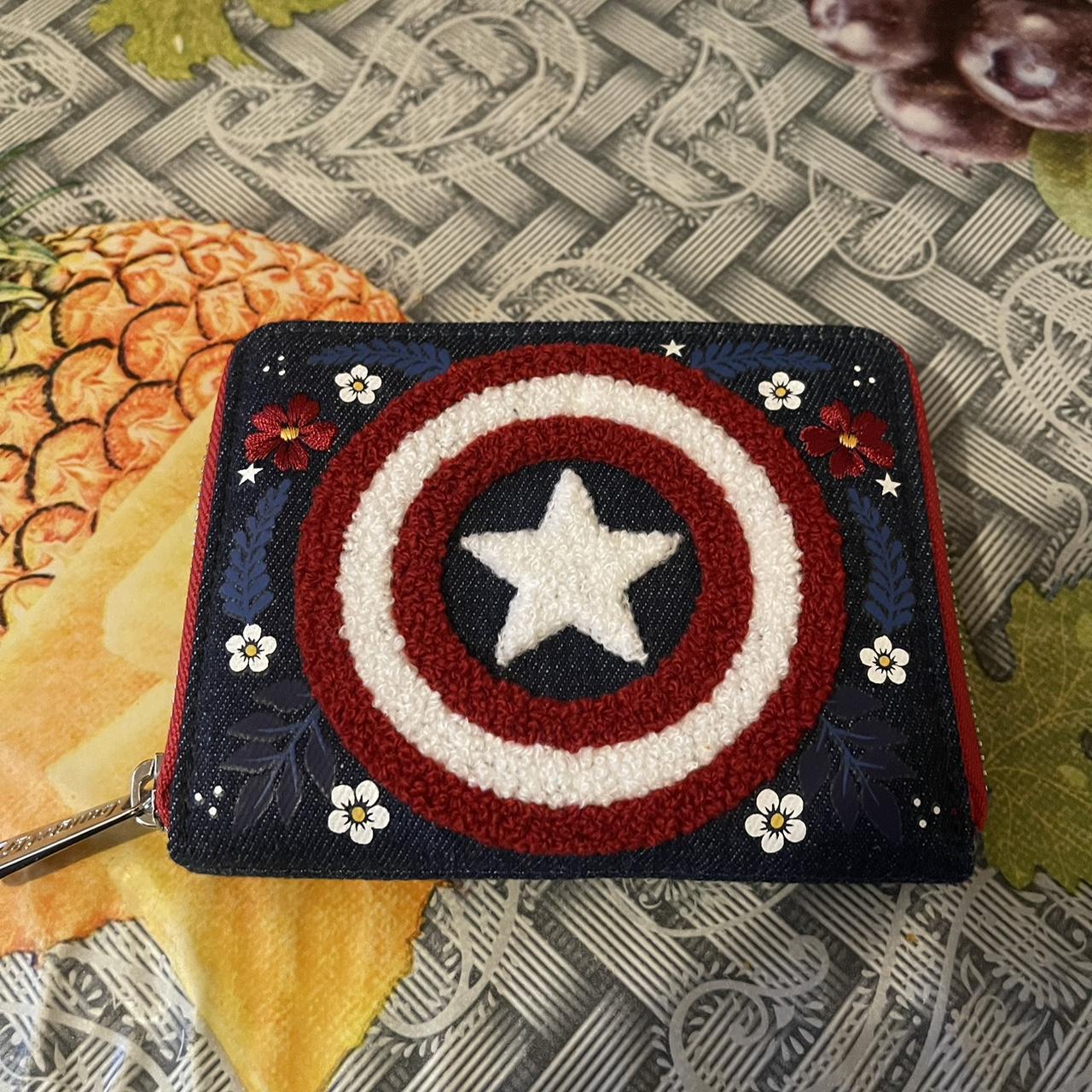 Captain america loungefly wallet best sale