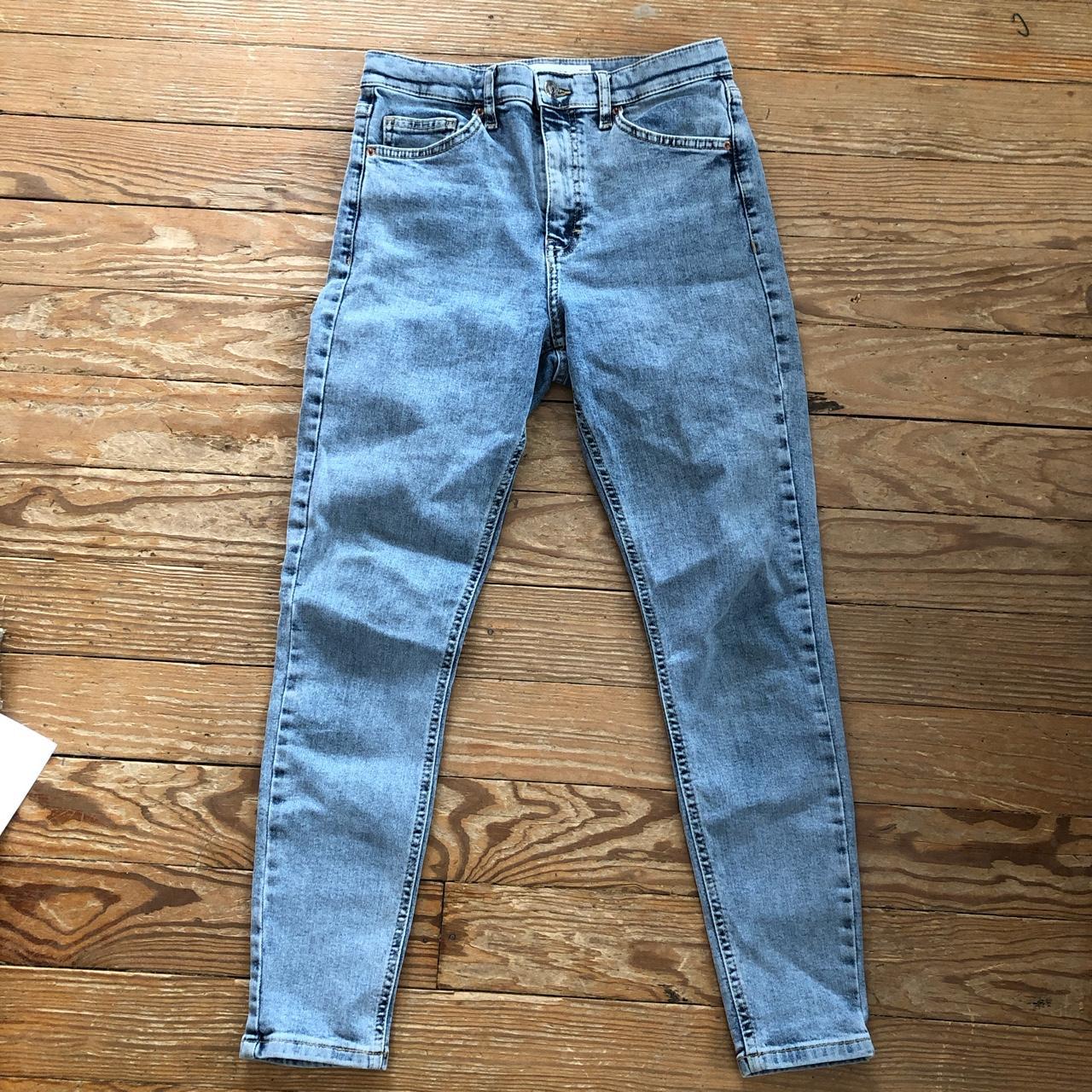 Topshop Women's Blue Jeans | Depop