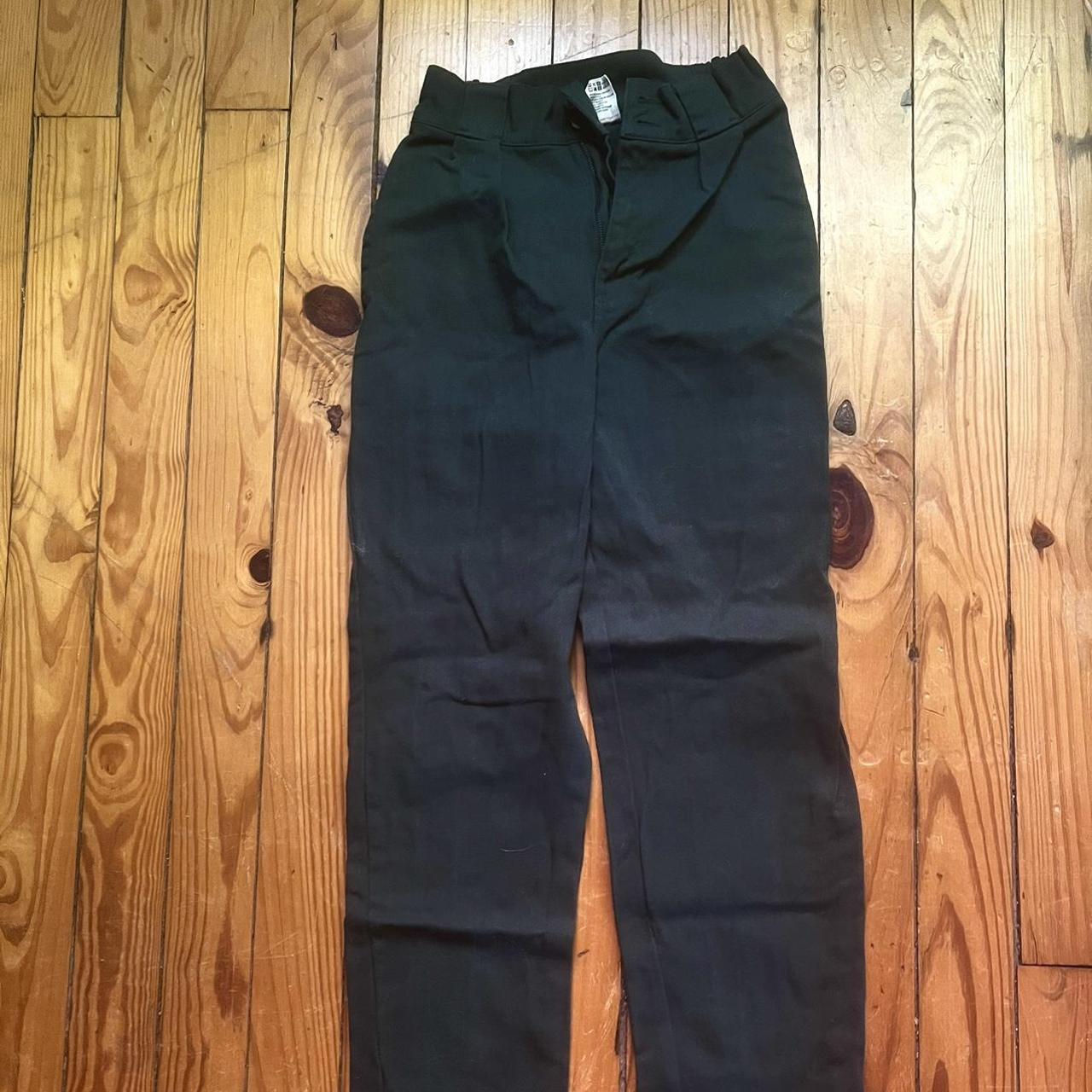 Lucy & Yak dark green trouser pants. Size W/26R.... - Depop