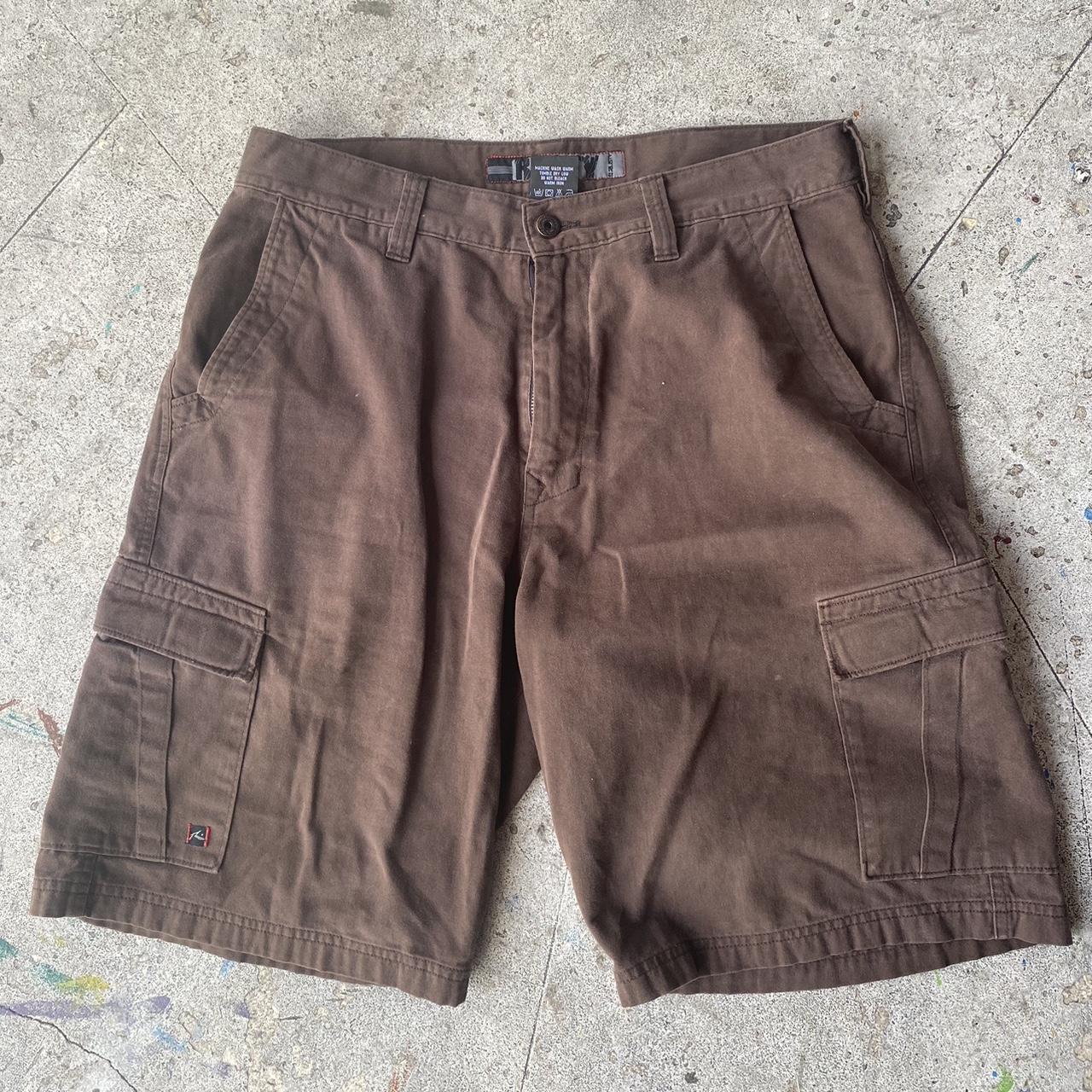 Rusty Men's Brown Shorts Depop