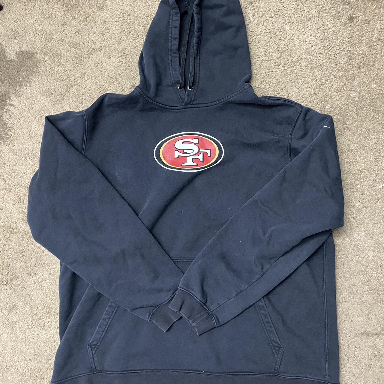 Like new, Red Nike San Francisco 49ers hoodie In a - Depop