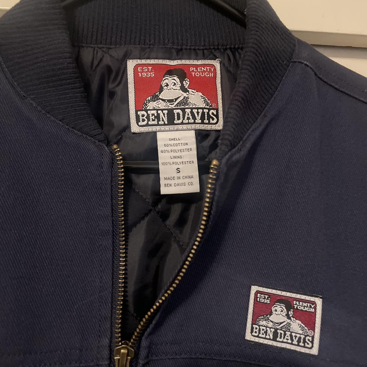 Ben Davis Bomber jacket Color: Navy blue Size:... - Depop