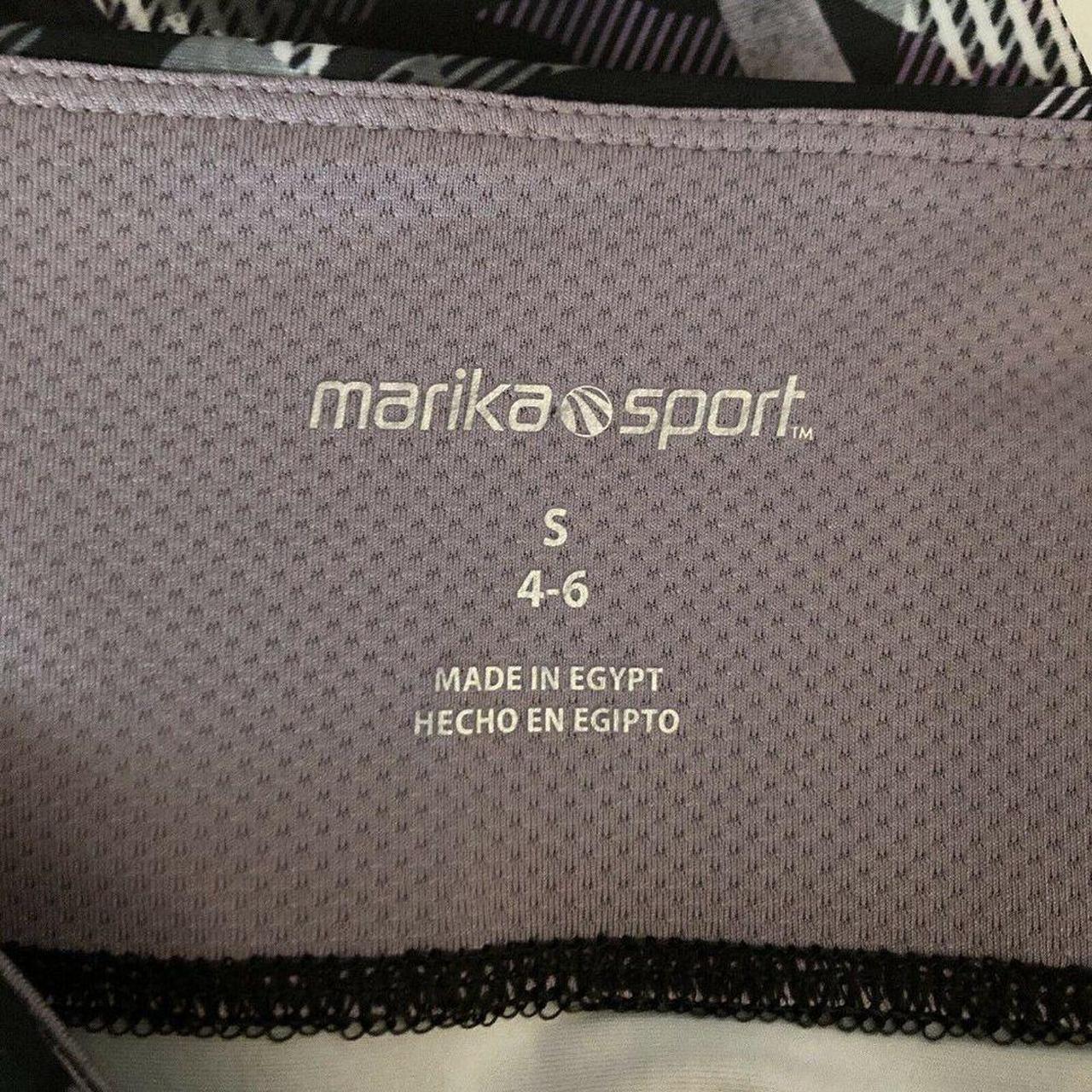 Marika Sport Multicolor Abstract Print Capri - Depop