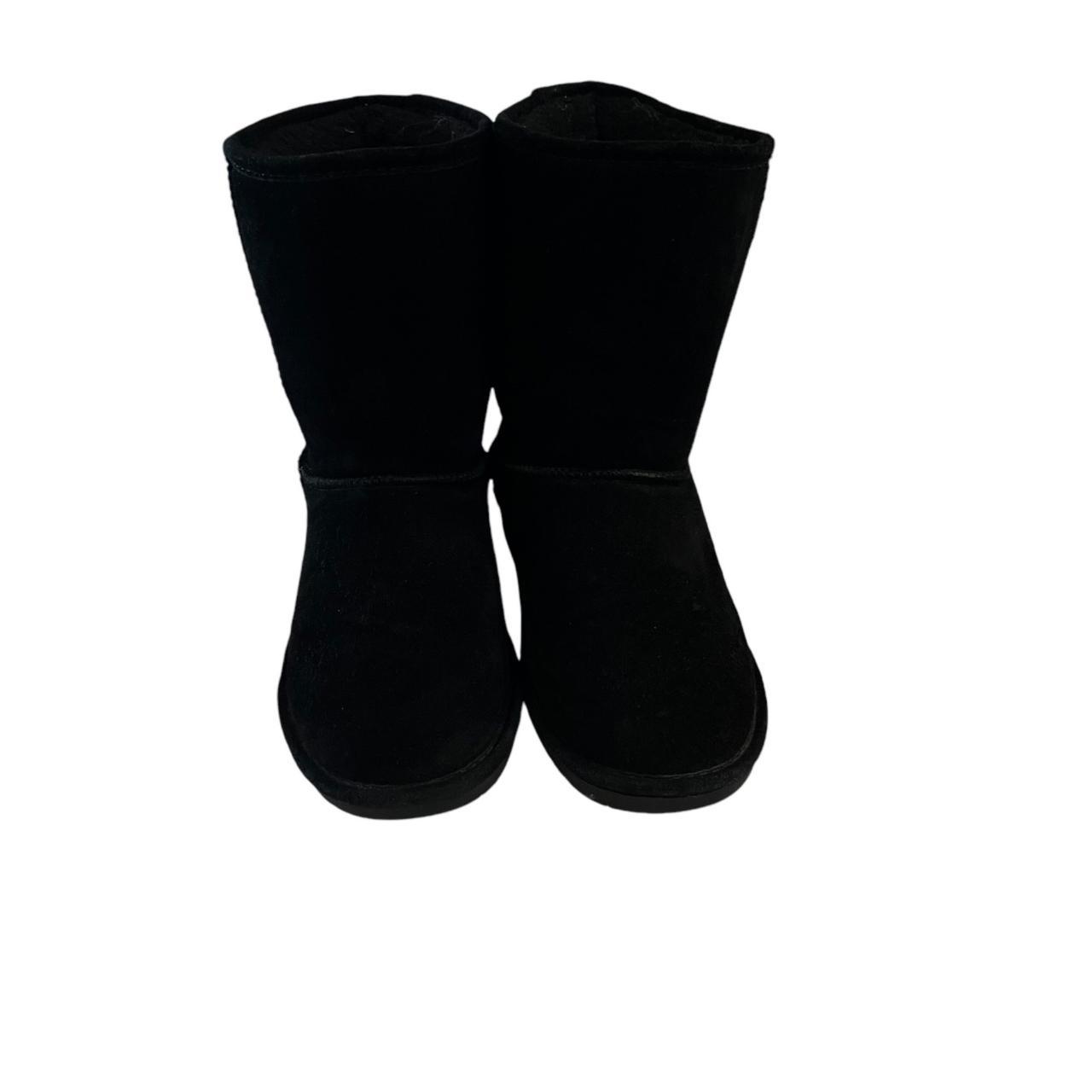 Bearpaw Womens Adele Black Suede Sheepskin Fur Lined. Depop