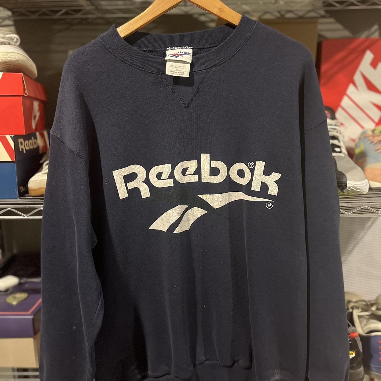 Rare Vintage Reebok Mens XXL Navy Blue Dallas - Depop